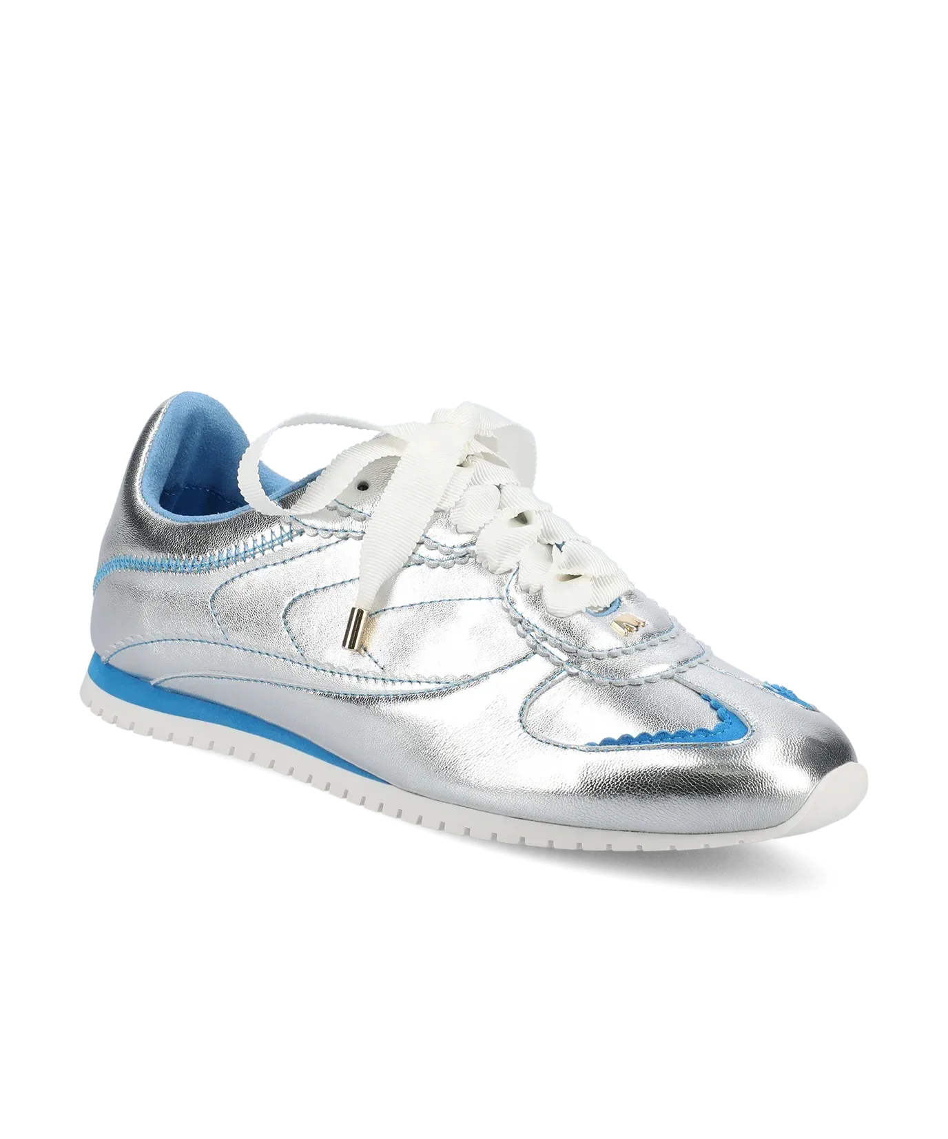 The Speedbird – Silver Metal Leather