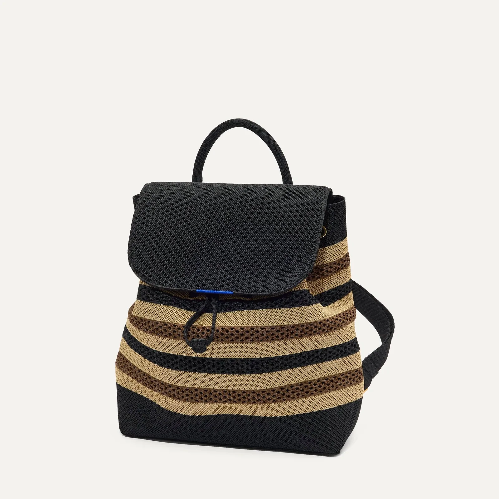 The Cinch Backpack – Mocha Stripe Crochet