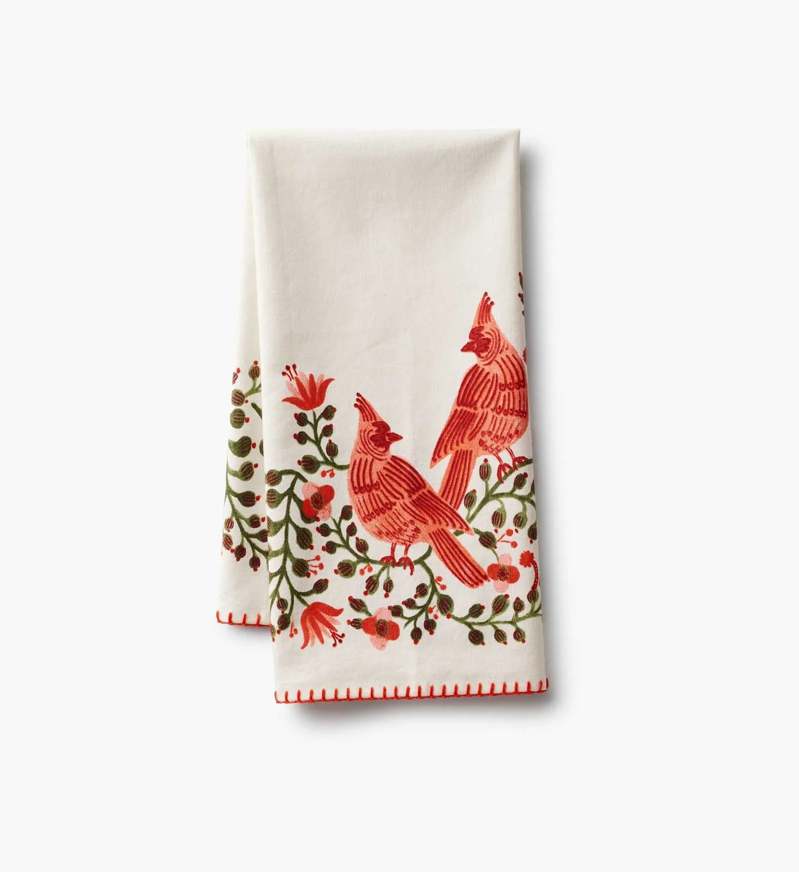 Holiday Tea Towel – Cardinals
