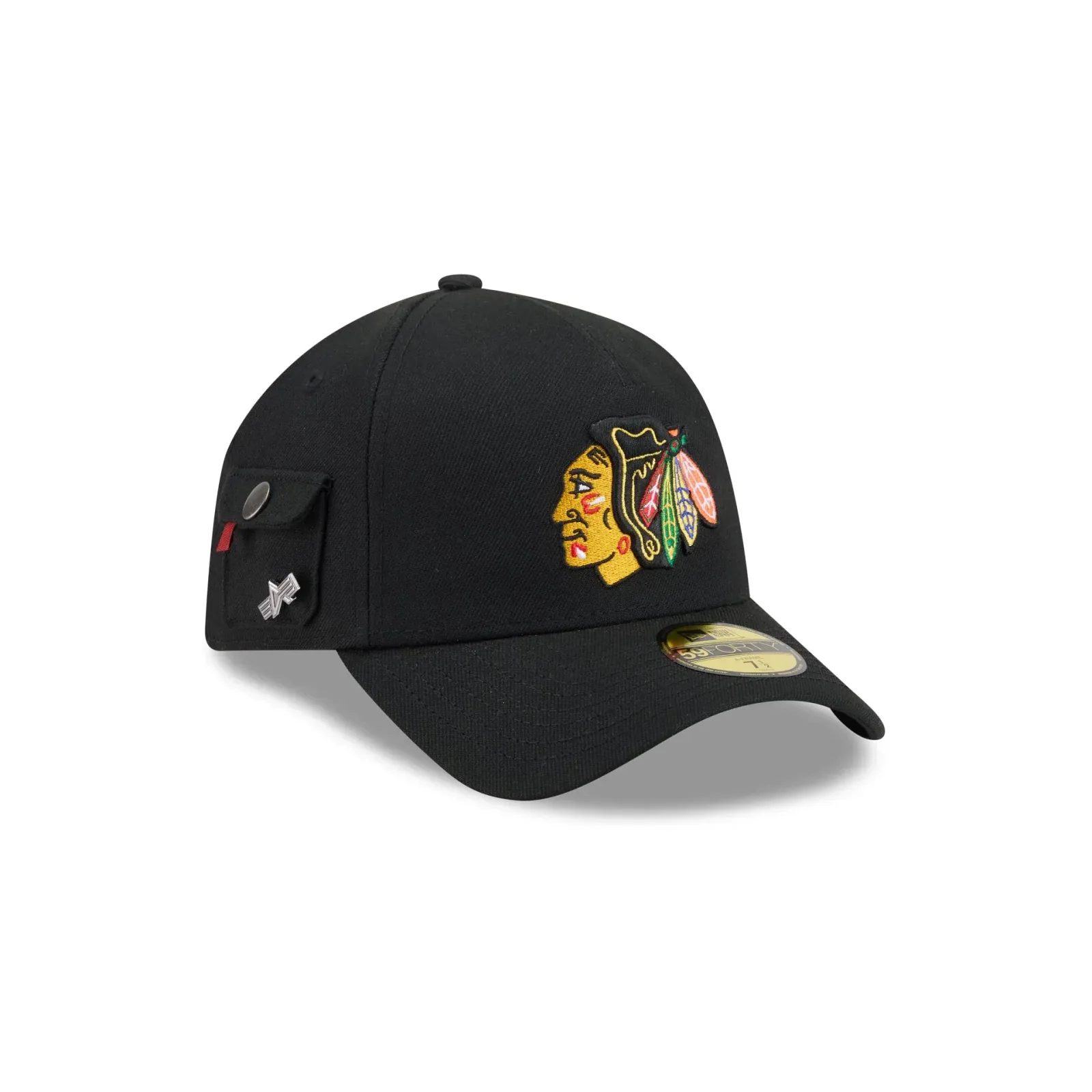 Alpha Industries x Chicago Blackhawks 59FORTY A-Frame Fitted Hat