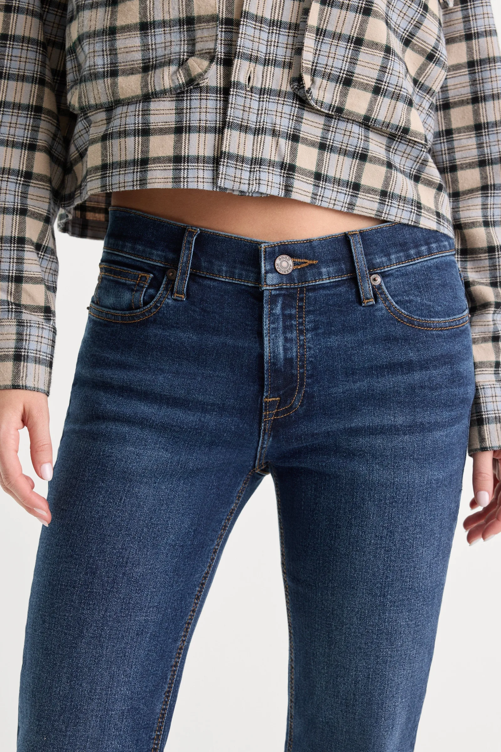 GOOD Low Rise Bootcut Jeans – Umber