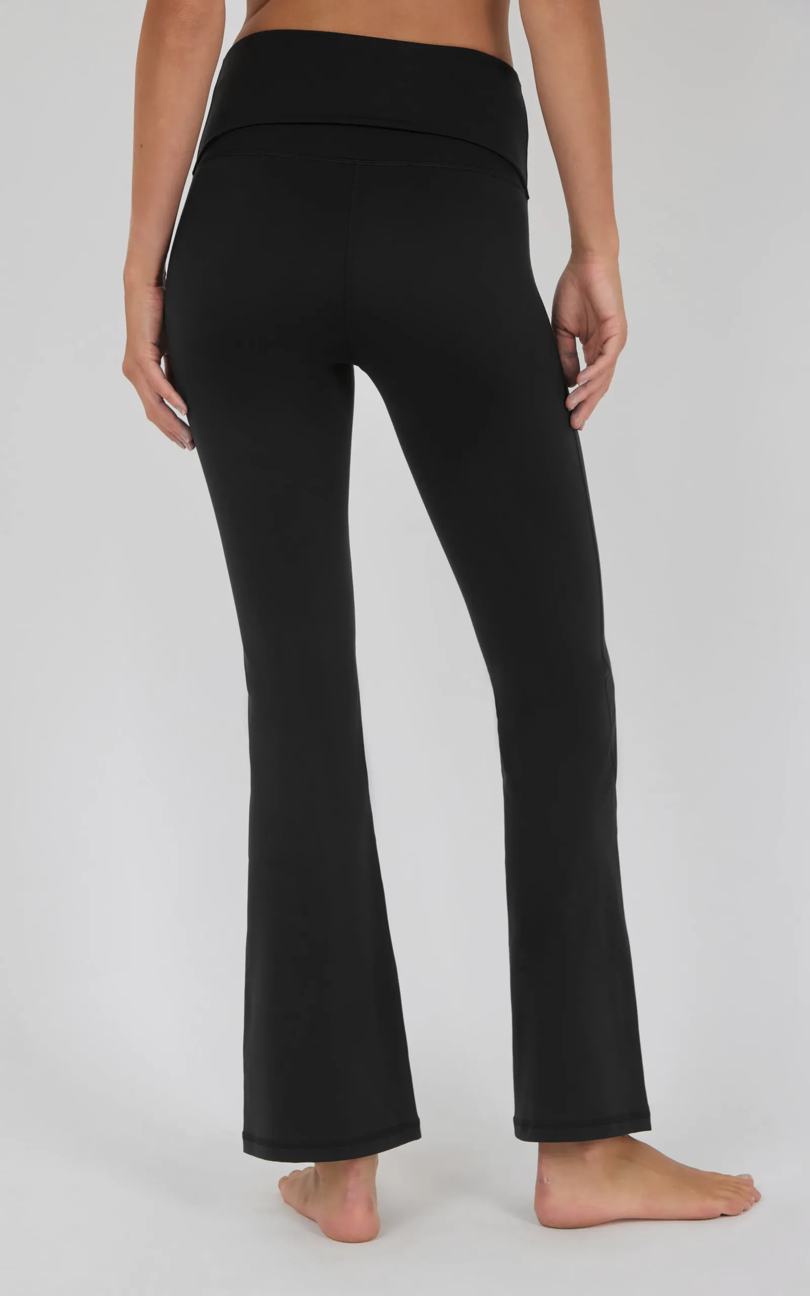 Lux Grayson Foldover Flared Leg Pant
