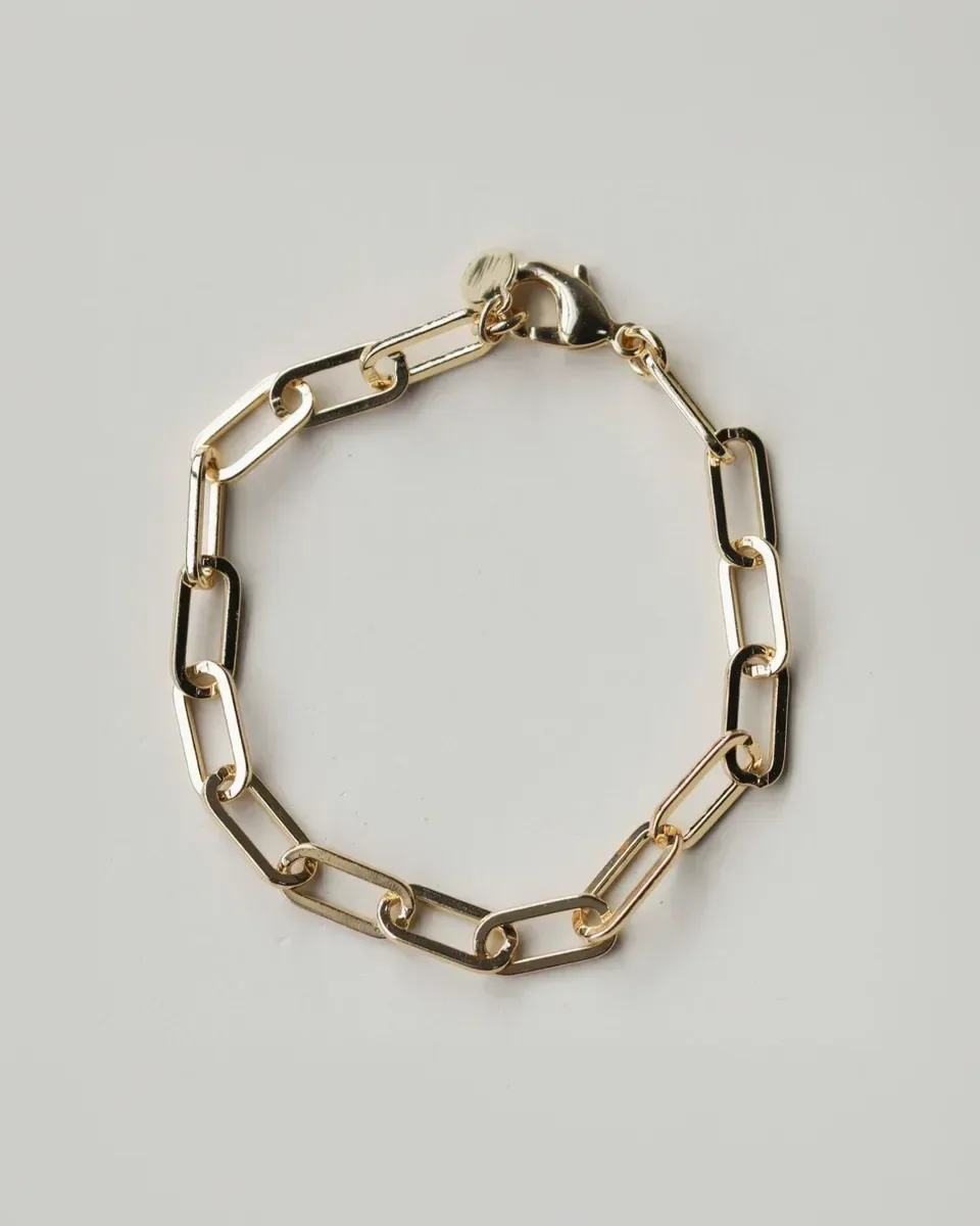 Paper Clip Chain Bracelet