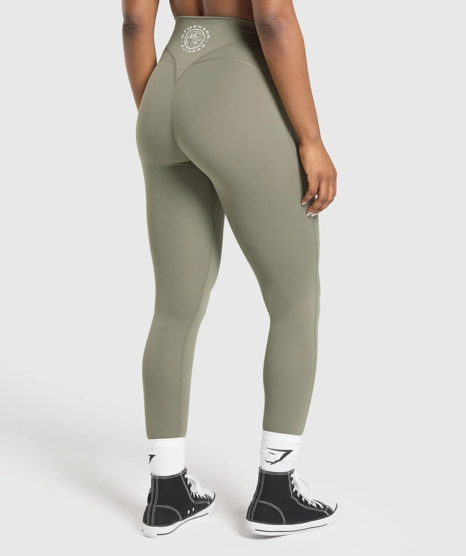 Gymshark Legacy Logo Leggings – Base Green
