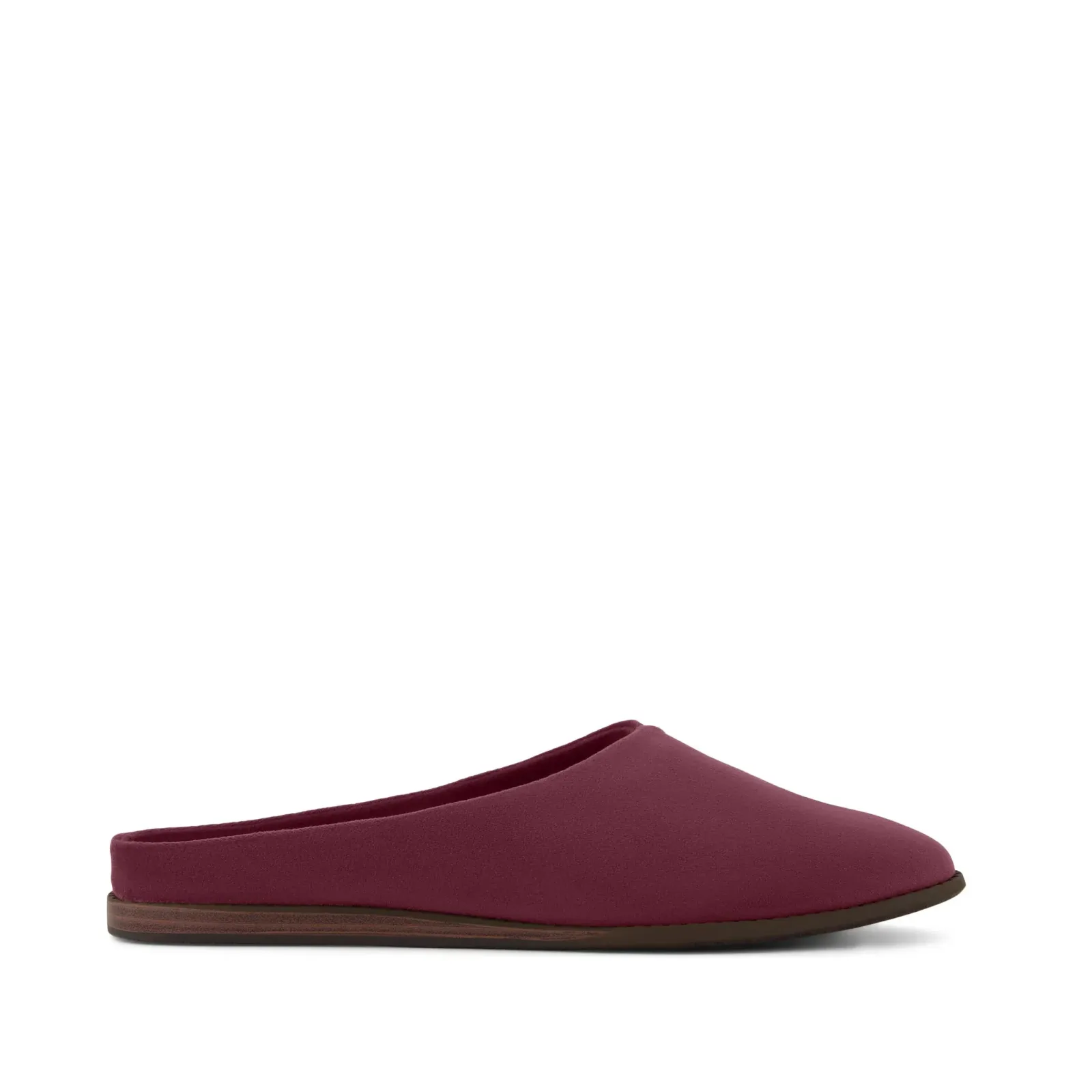 Womens Amelia Mule Dark Burgundy Premium Velvet