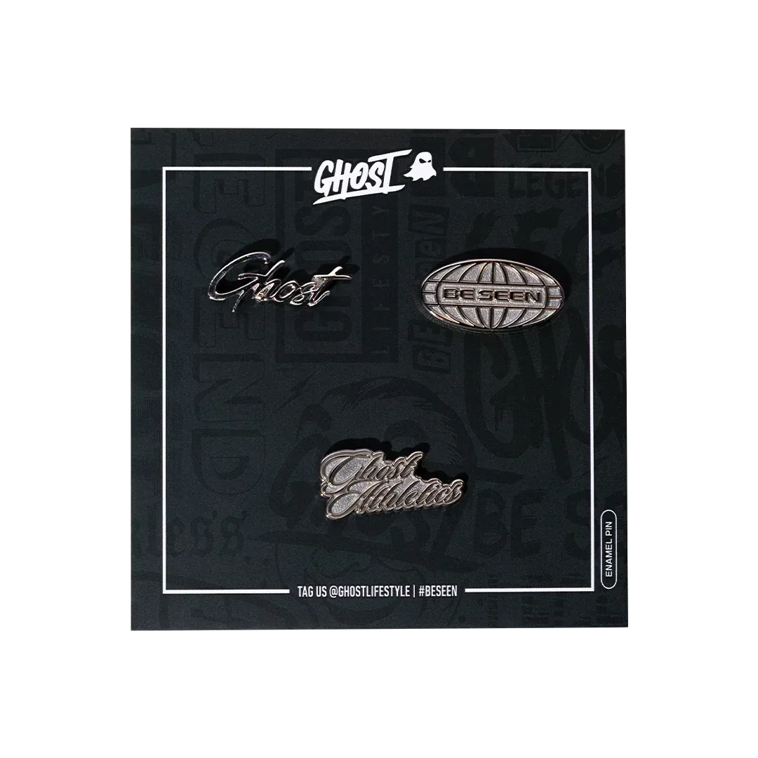 GHOST® PINS 3-PACK – SILVER