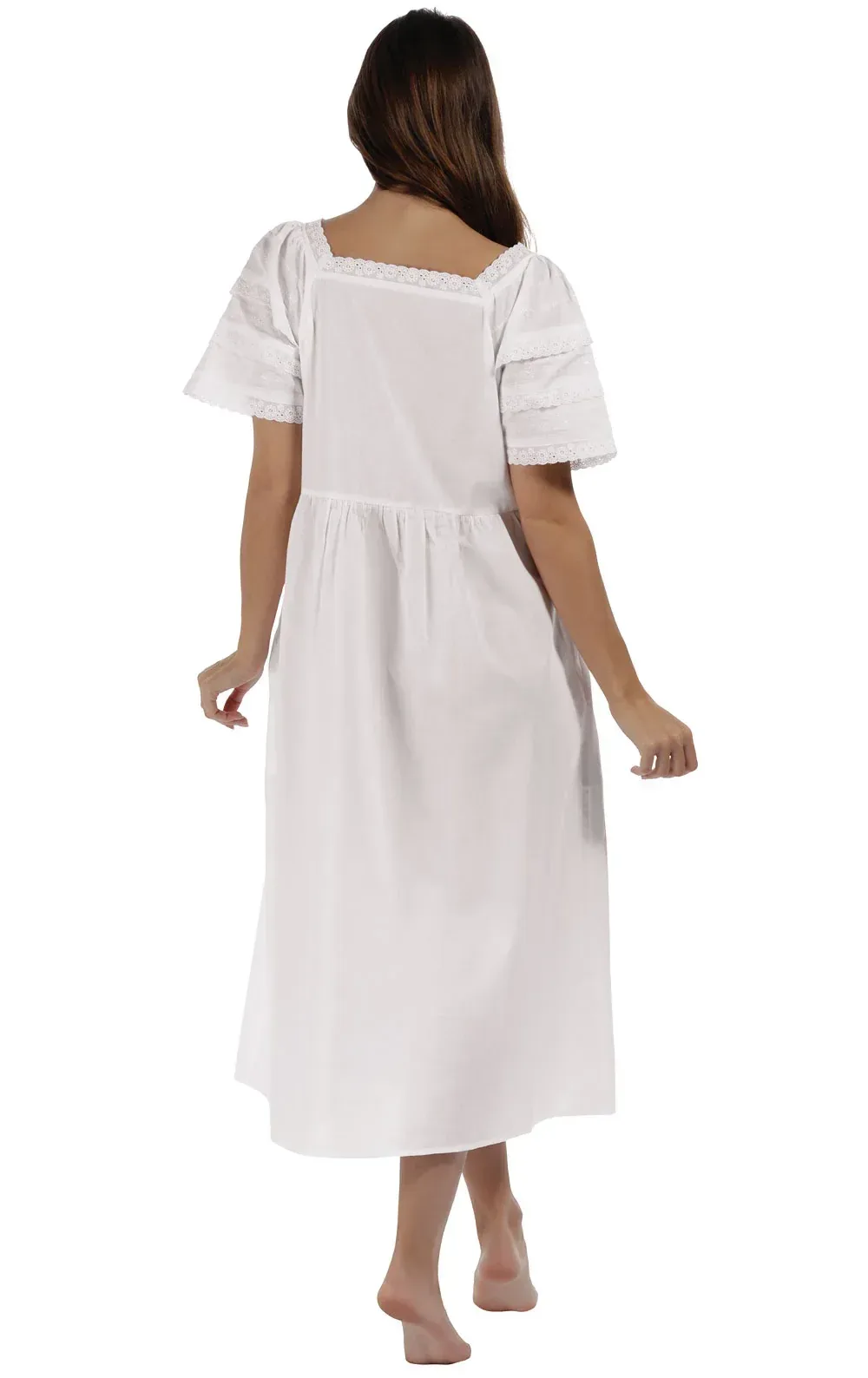 The 1 For U – Amanda Short Sleeve Cotton Nightgown