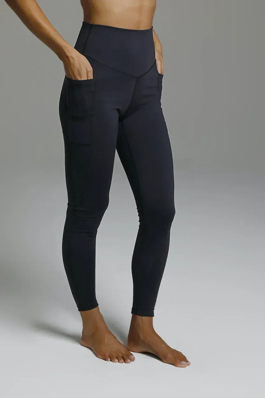 Duchess Yoga 7/8 Legging: Black