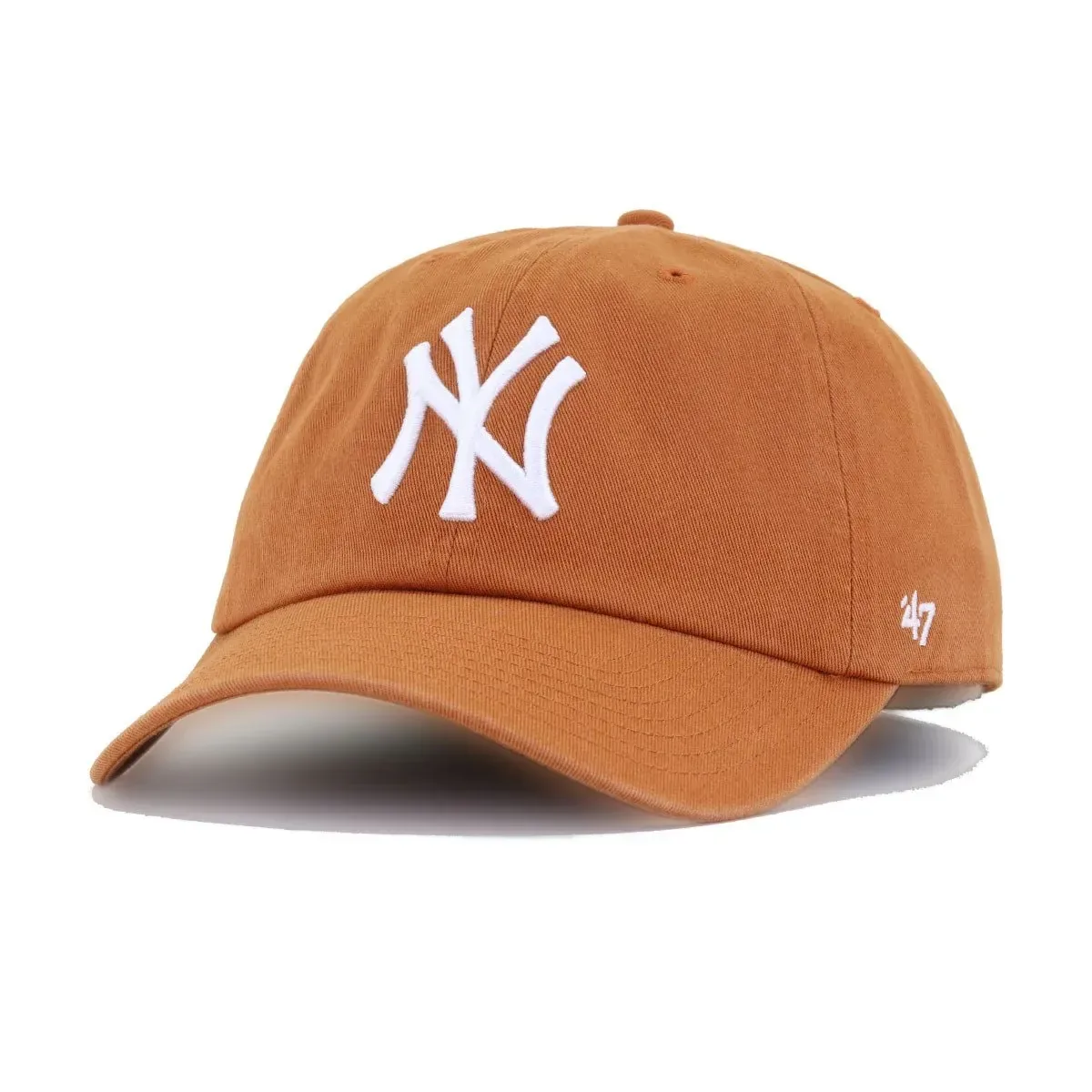 New York Yankees Burnt Orange 47 Brand Clean Up Dad Hat