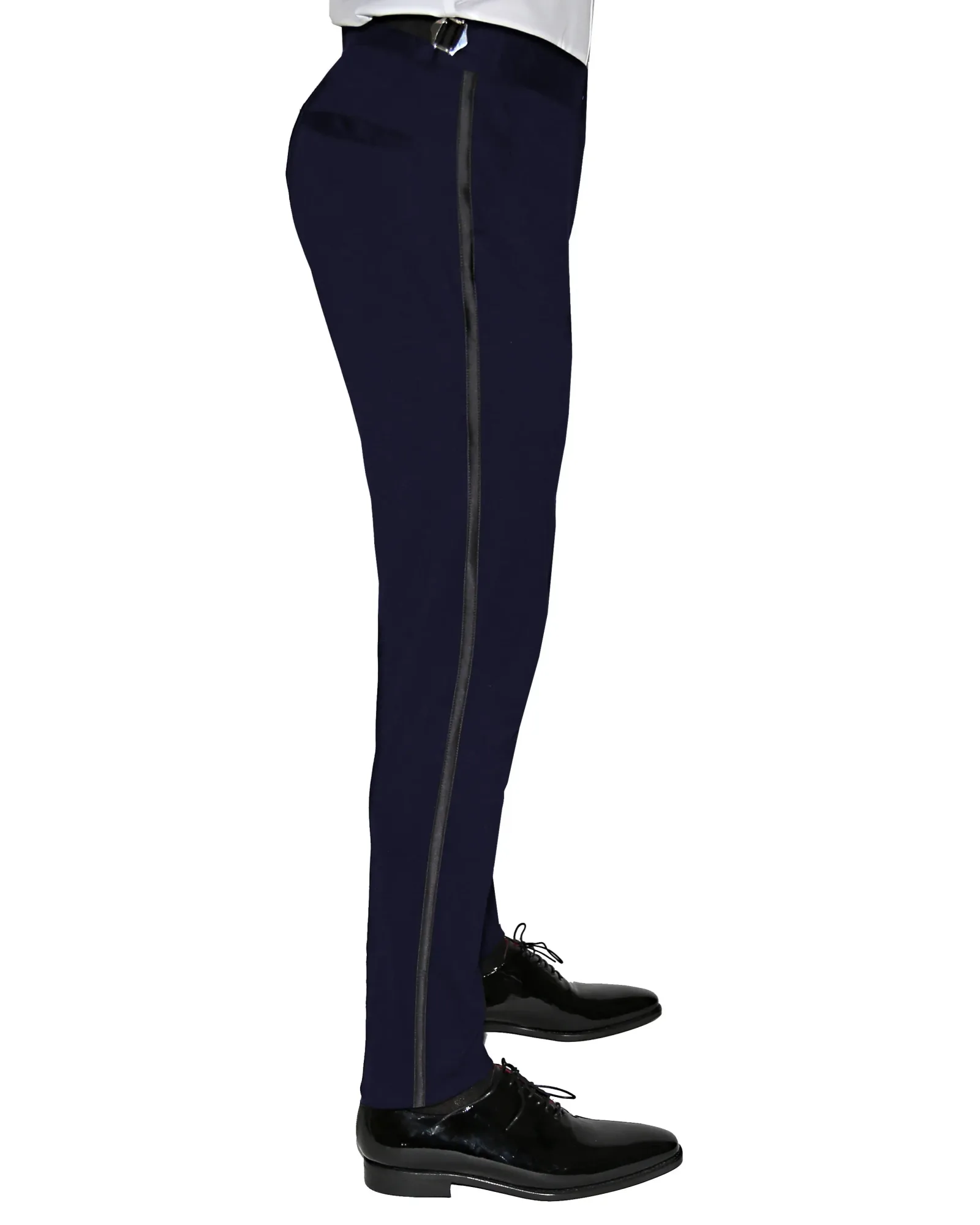 Athletic Fit Stretch Tuxedo Pants – Navy