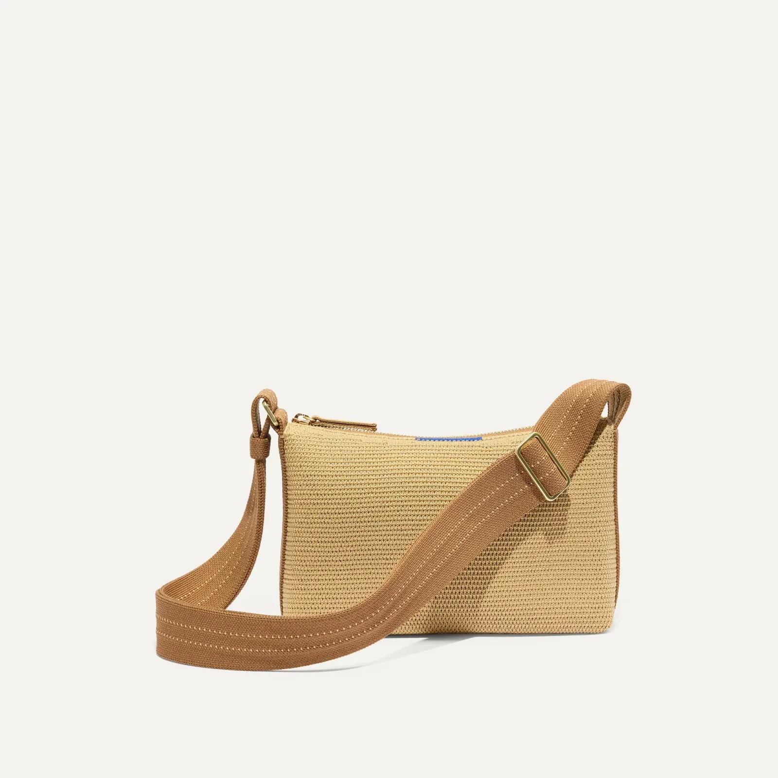 The Casual Crossbody – Brown Butter Raffia-Knit