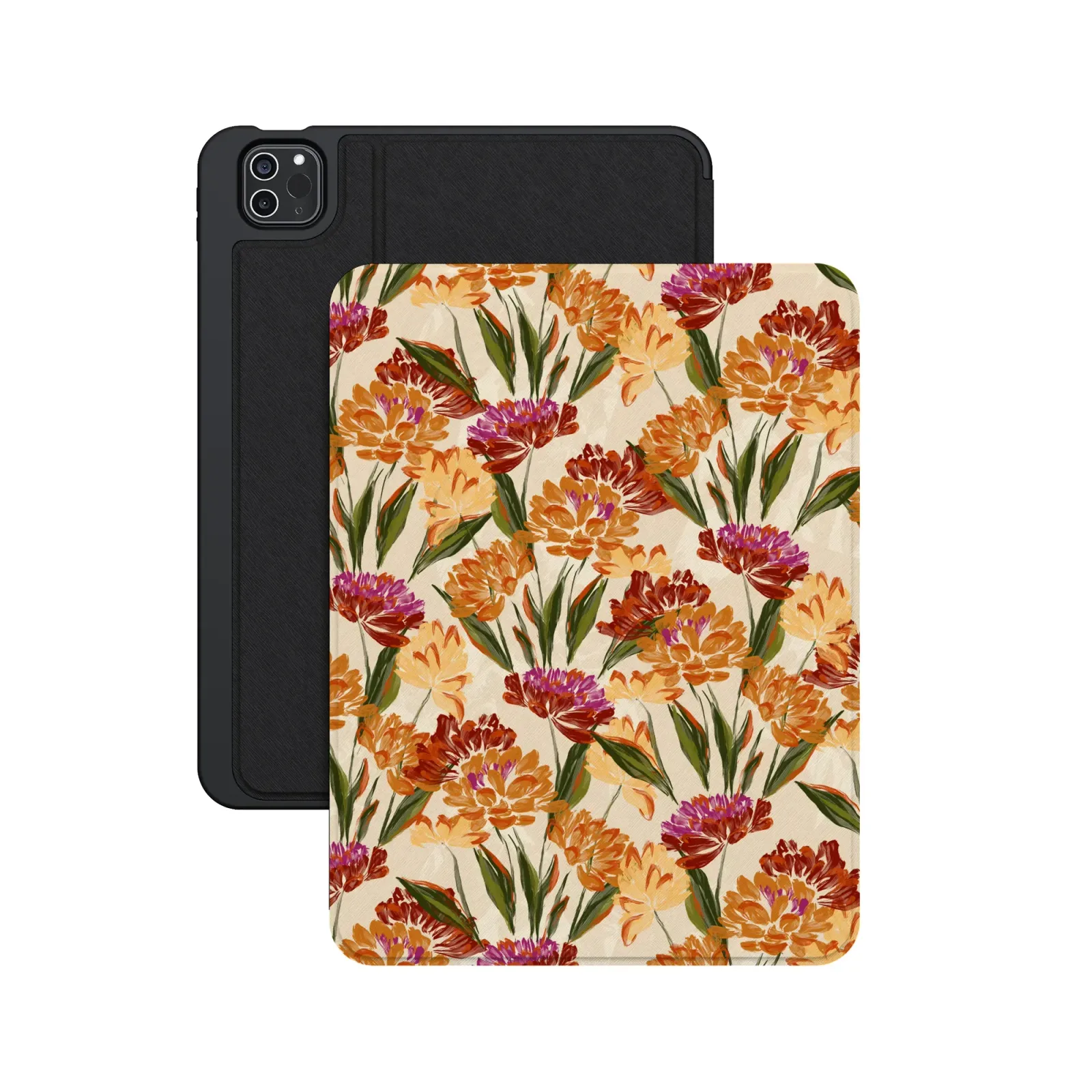 Cottage Blooms – Orange Hydrangeas iPad Case