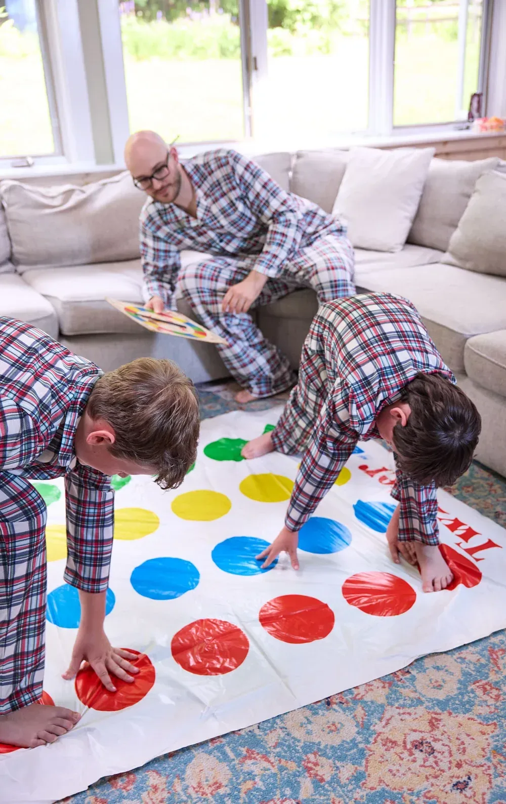 Farrell Plaid Matching Daddy & Me Pajamas