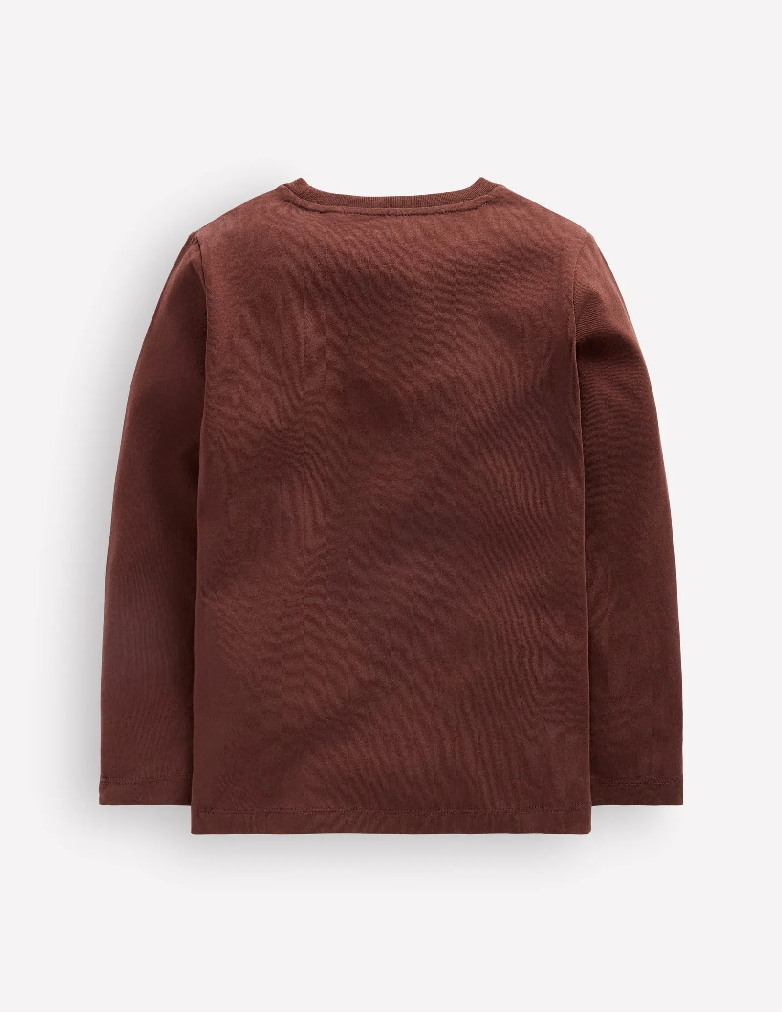 Long Sleeve Glow T-shirt-Woodland Brown Dirt Bike
