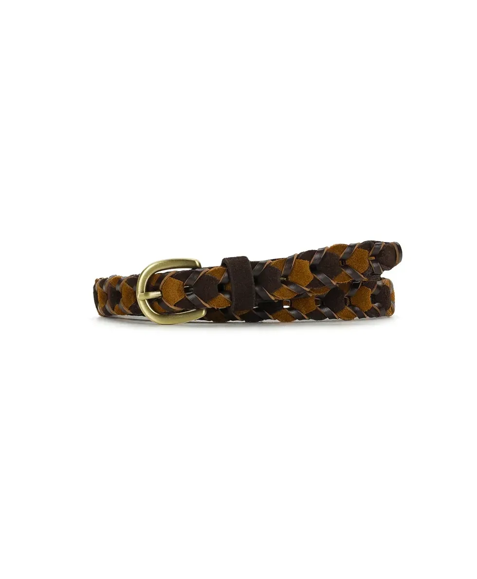Atina Belt – Braided Suede