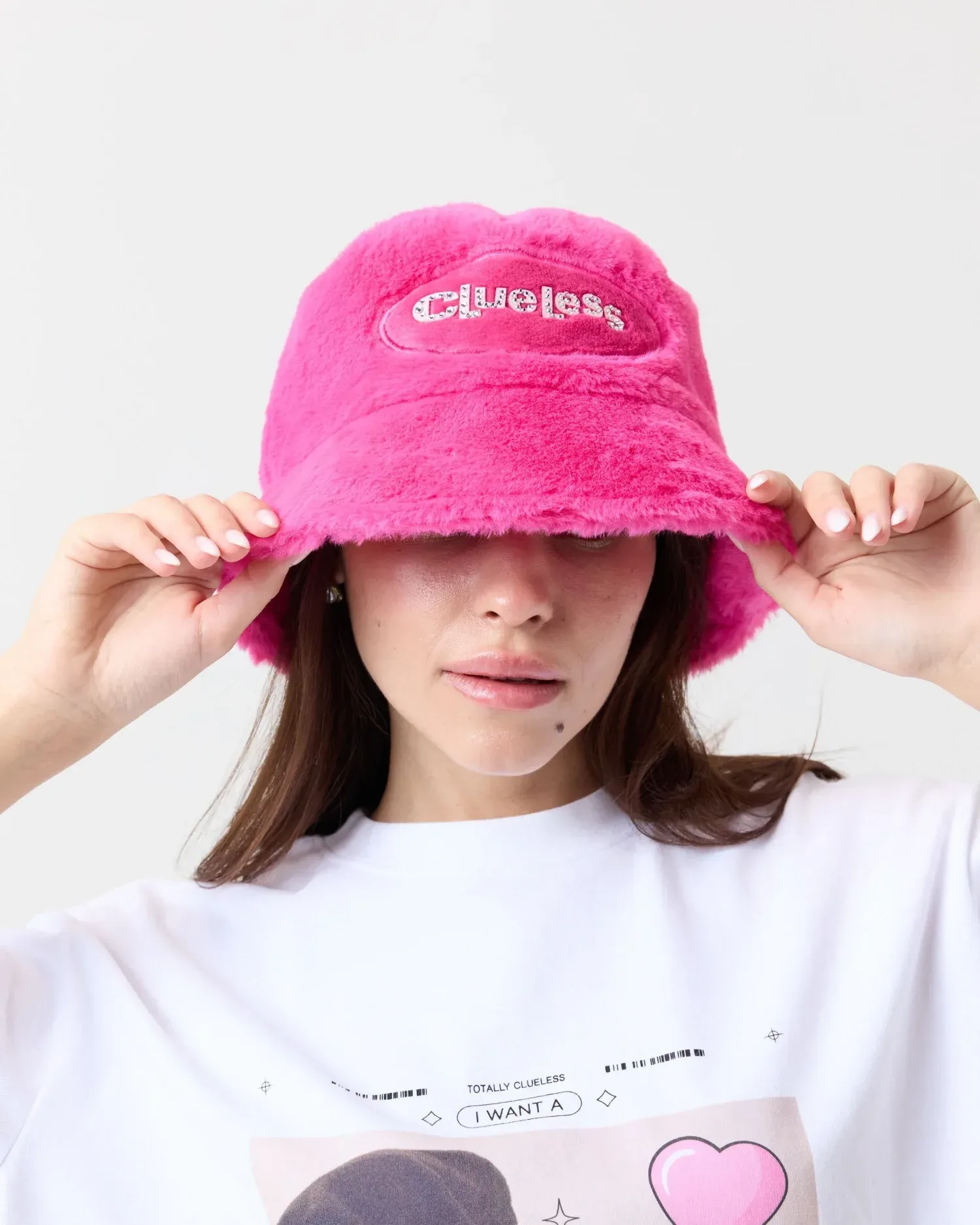 Clueless Fluffy Bucket Hat