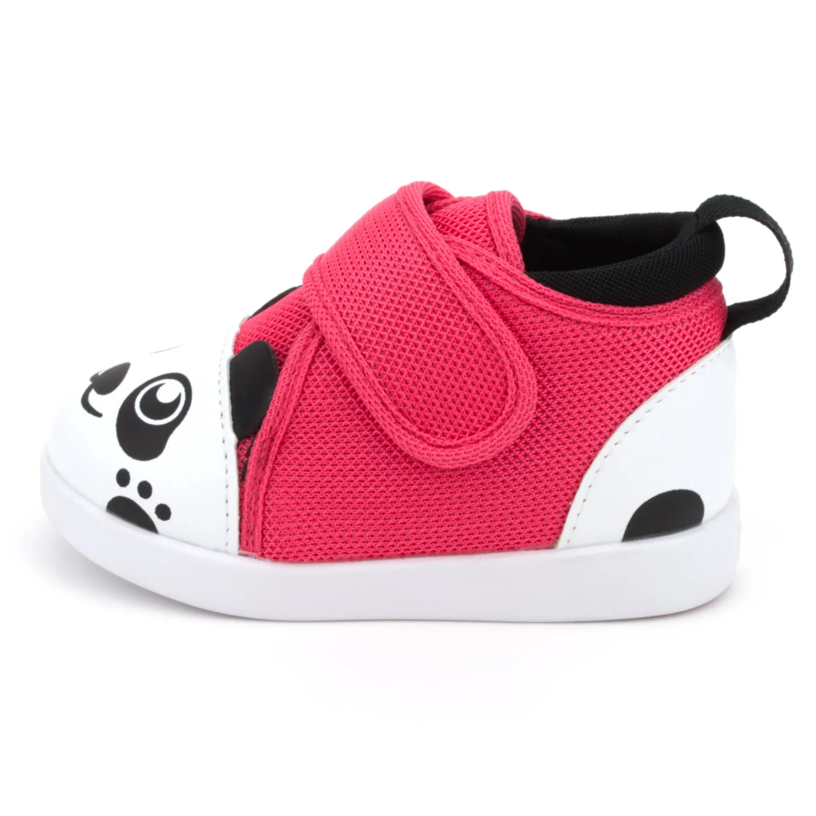 Panda Bear Squeaky Toddler Shoes for Girls and Boys V2 – Dark Pink