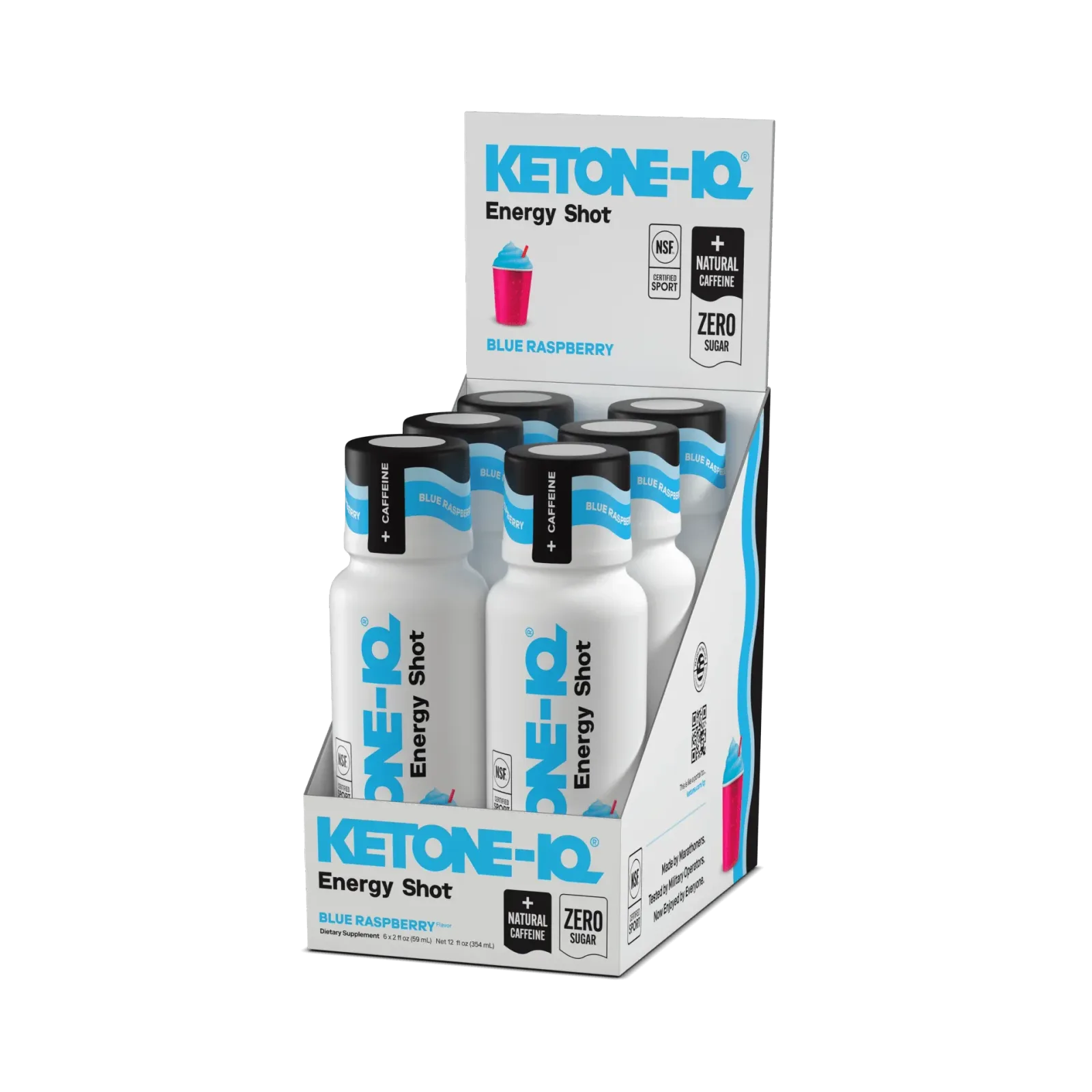 Ketone-IQ +Caffeine Shot Blue Raspberry