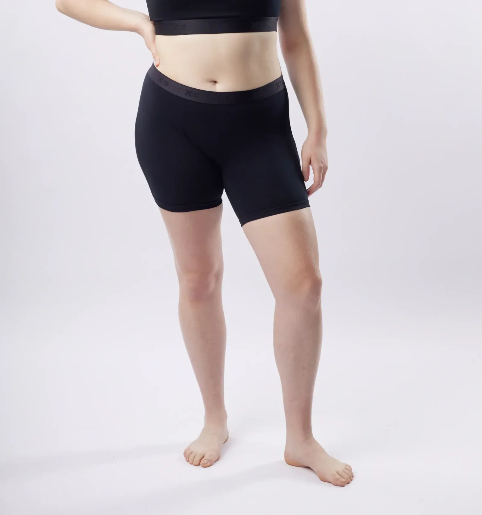 6" No Fly Boxer Briefs 3-Pack – X= Black