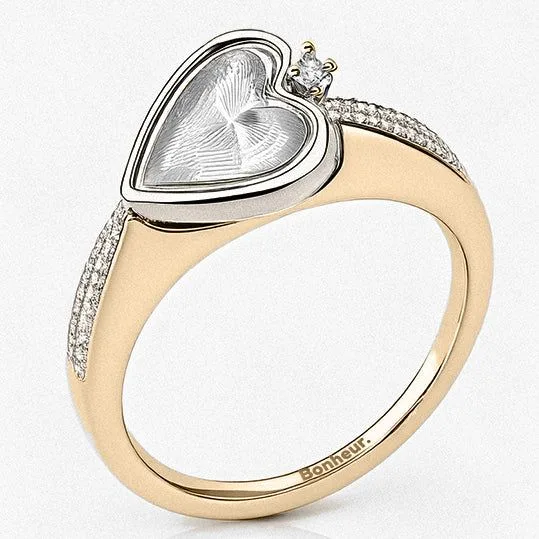 Laure Heart Stacking Ring – 18k Gold Plated / 7