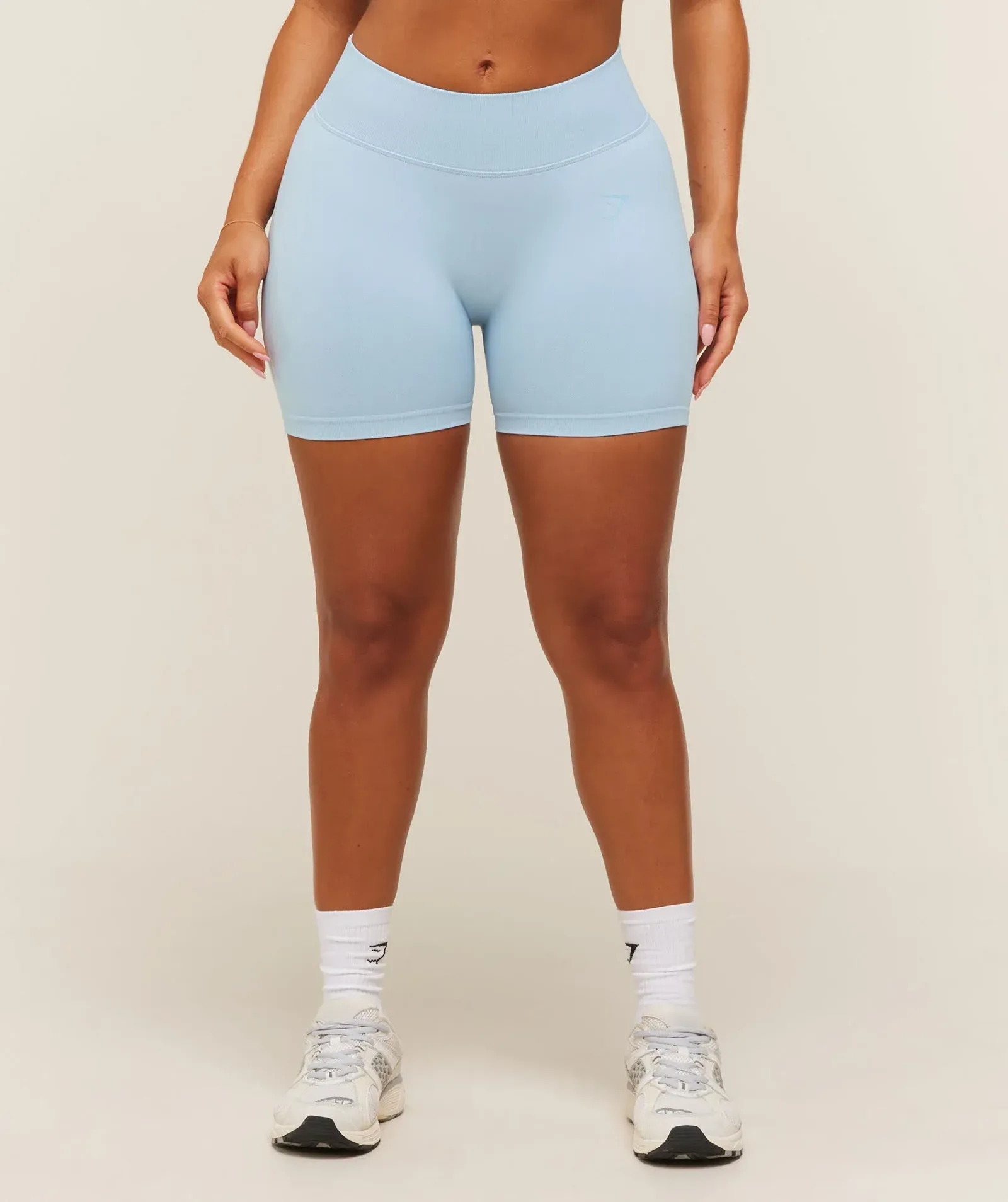 Gymshark Lift Seamless 2.0 Mid-Rise Shorts – Chilled Blue