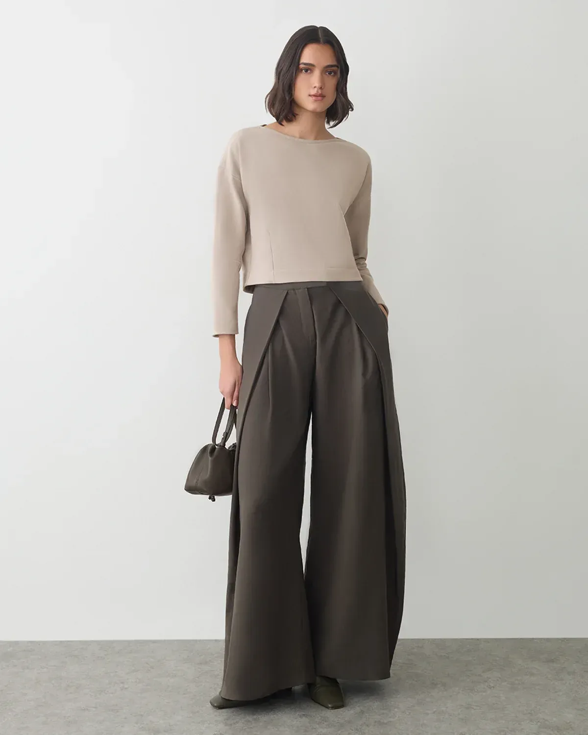 Fleece Cinched Top