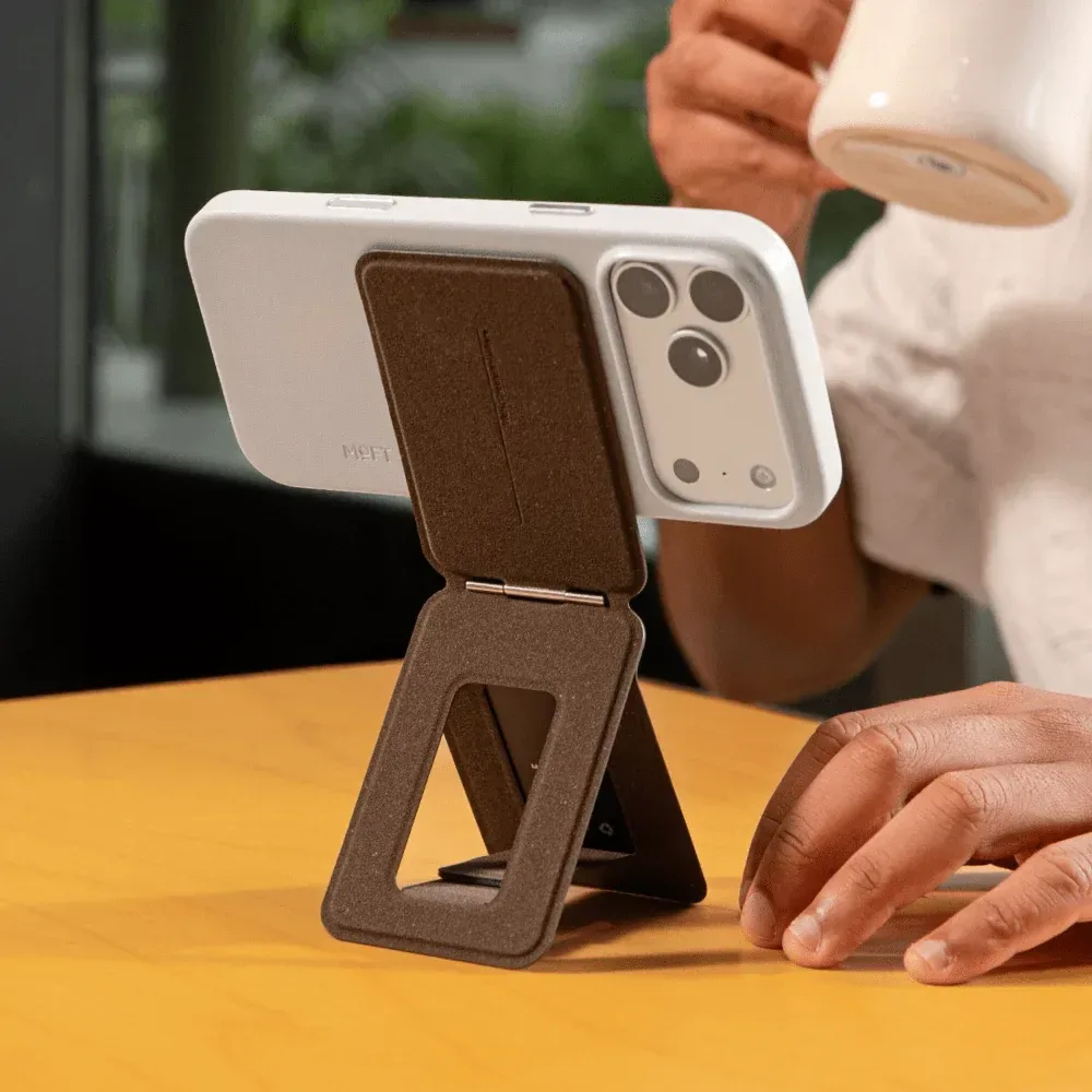 Snap Phone Tripod Crafted from MOVAS™-E Coffee Bio-Leather