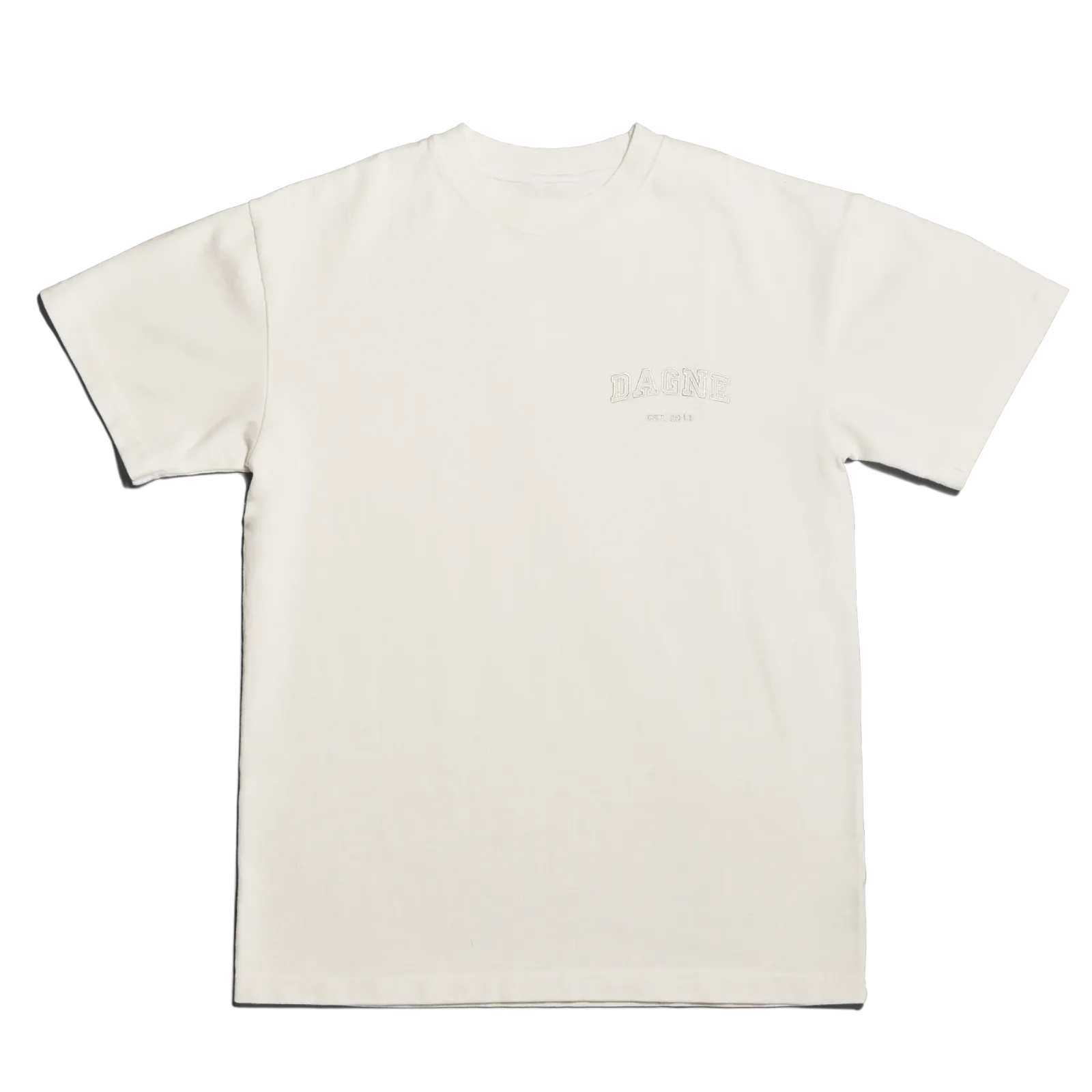 Varsity Logo T-shirt in Moonbeam, 4X