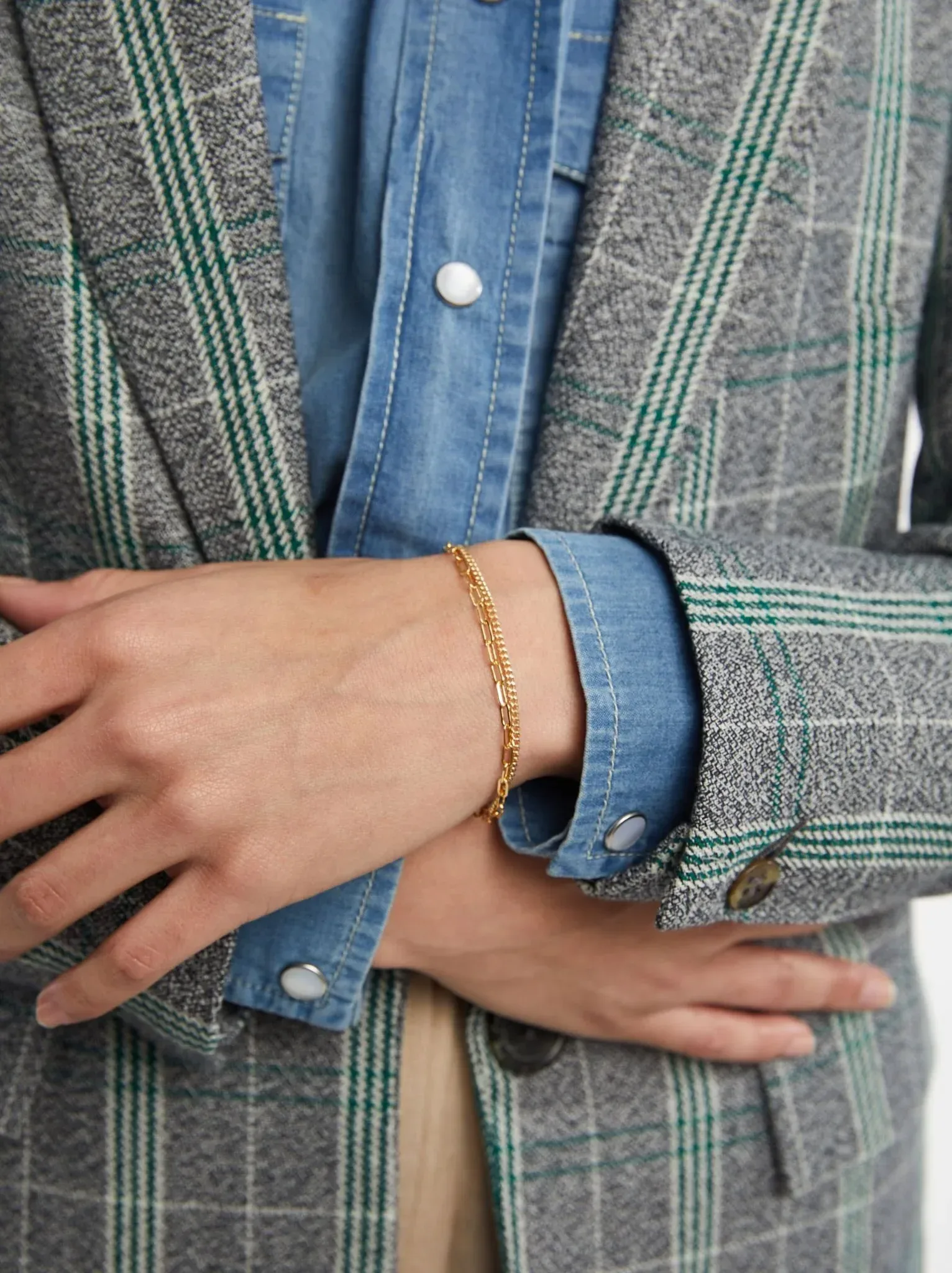 Layered Chain Bracelet
