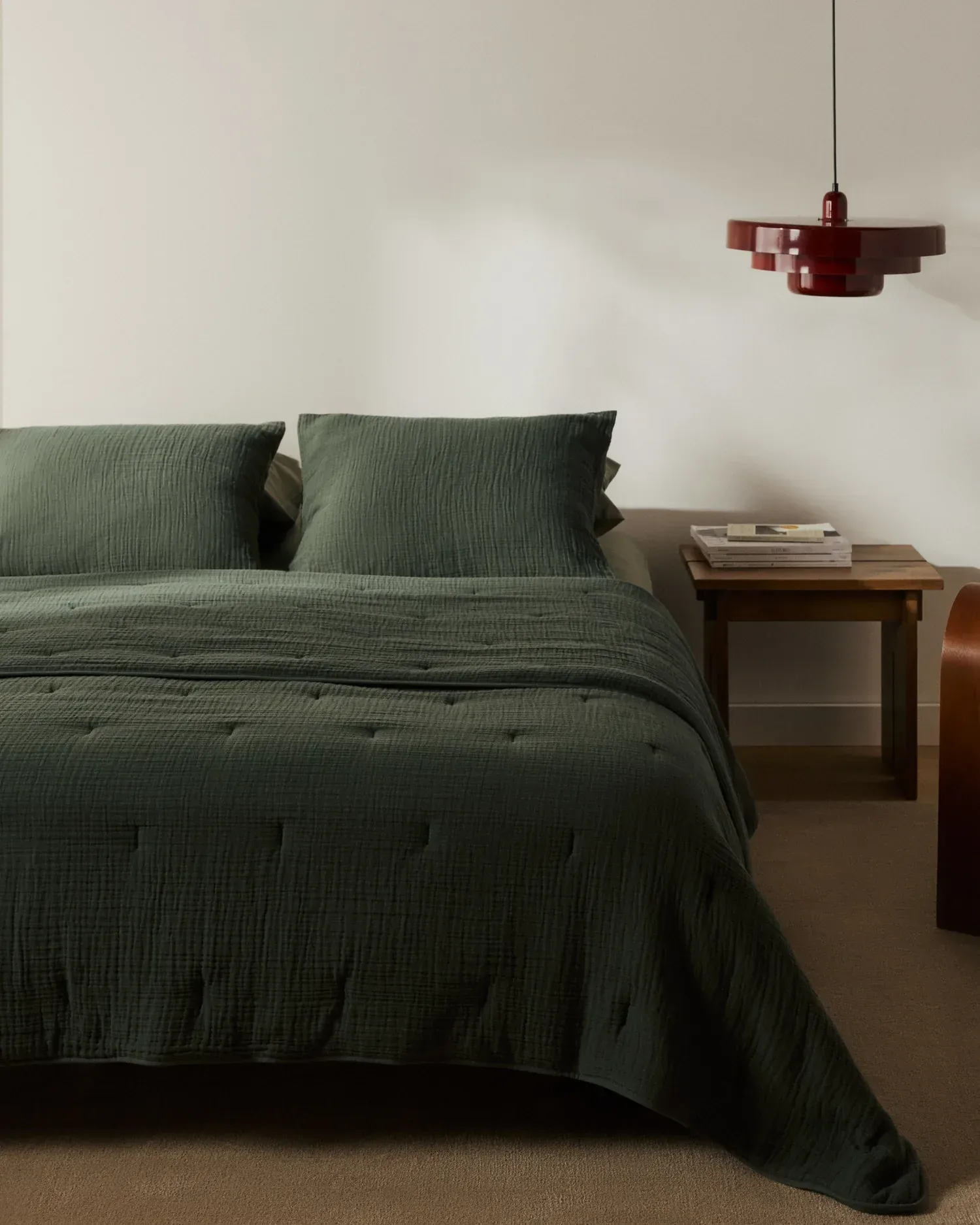 Organic Cloud Cotton Quilt (Evergreen)