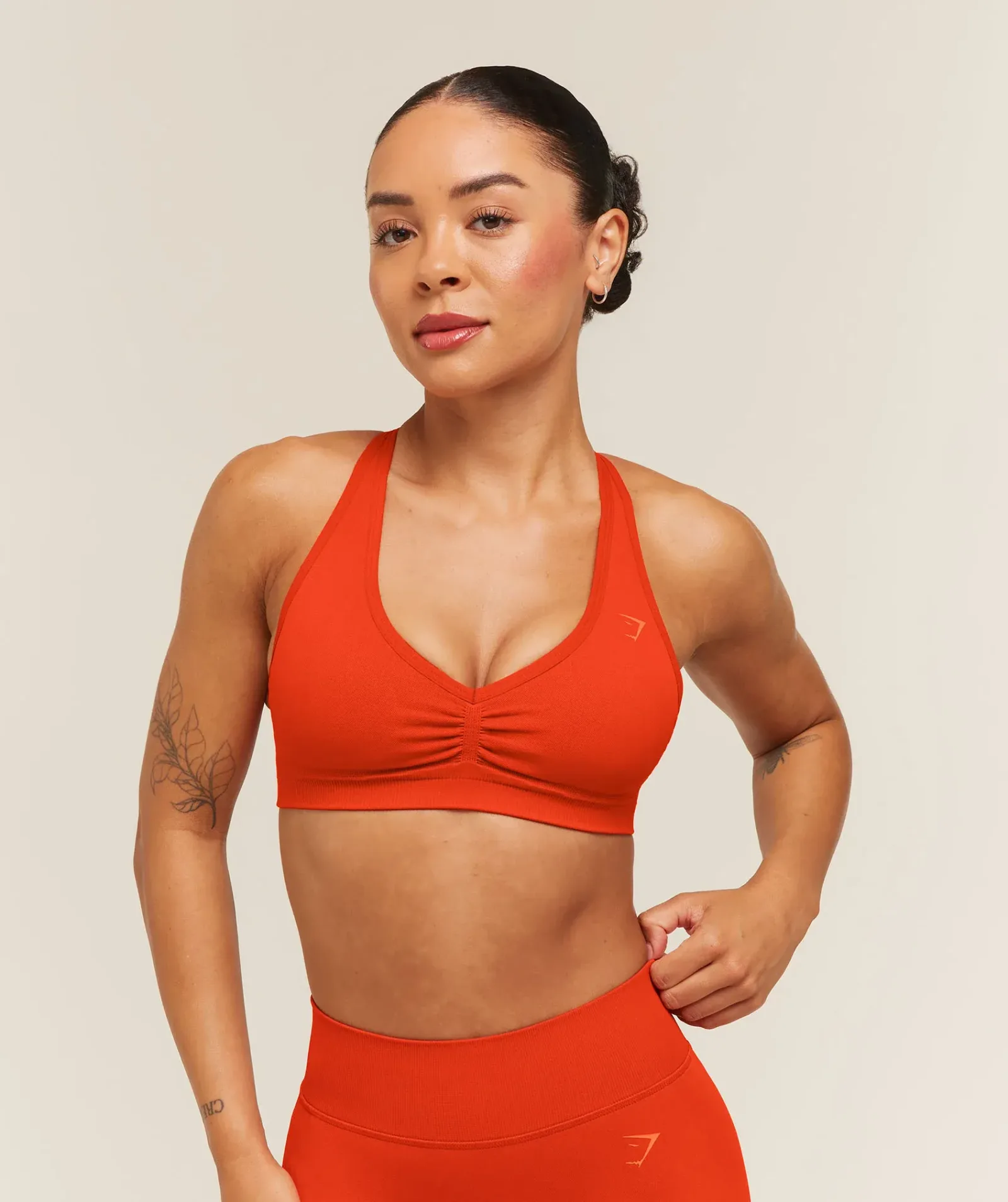 Gymshark Lift Seamless Sports Bra – Bold Orange