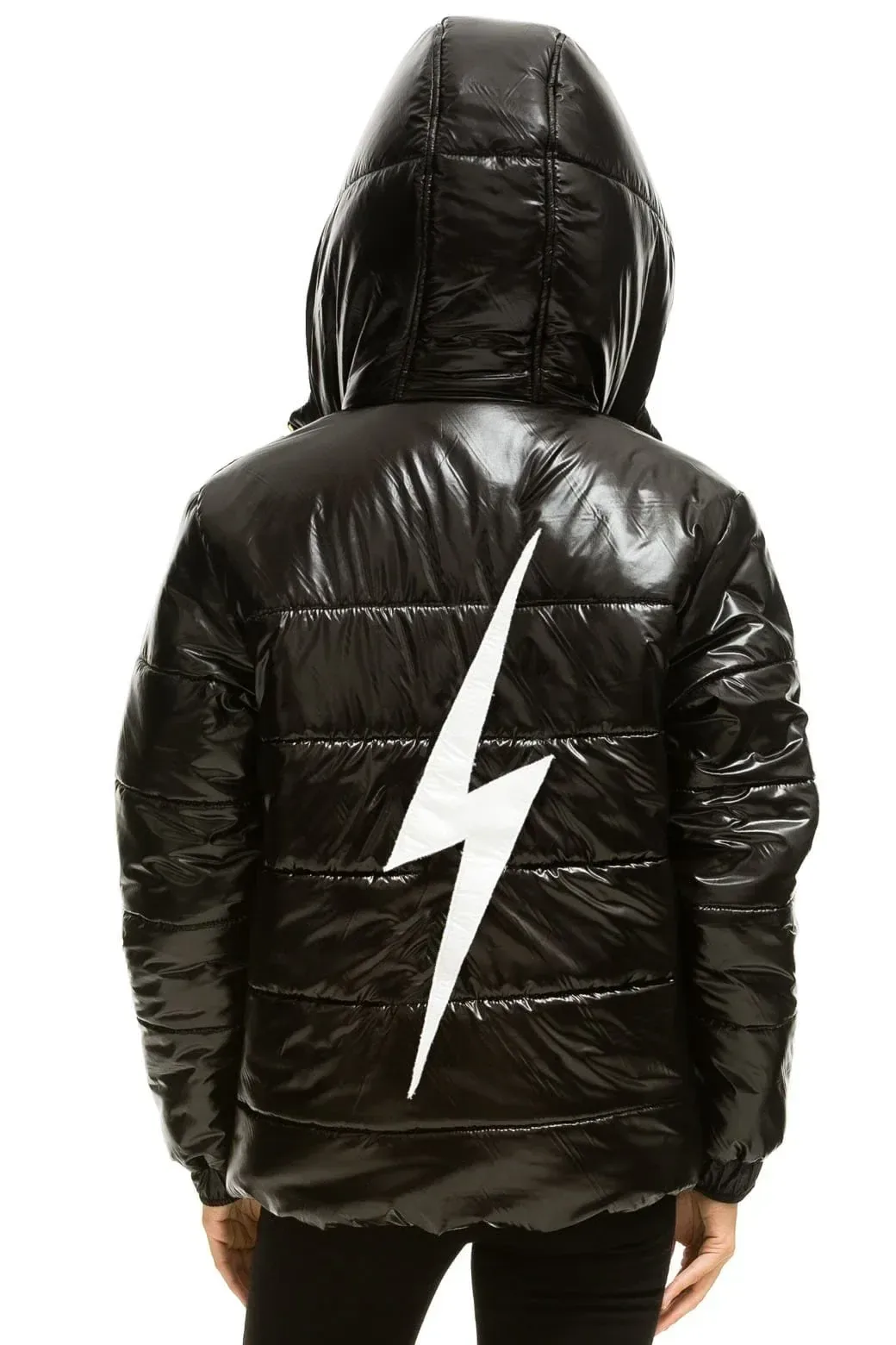 Bolt Luxe Trekker Jacket – Glossy Black