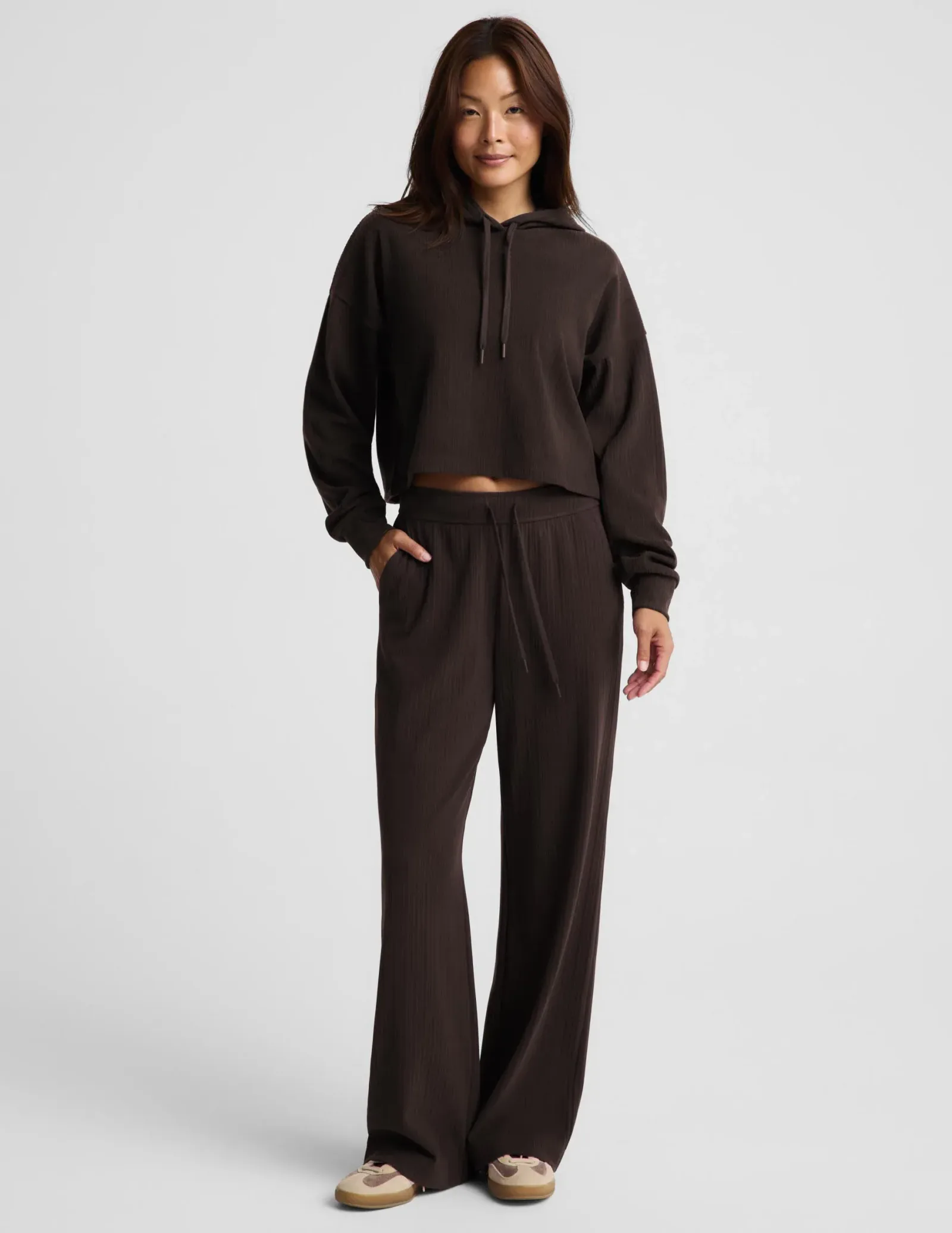 Breathe Easy Ribbed Hoodie