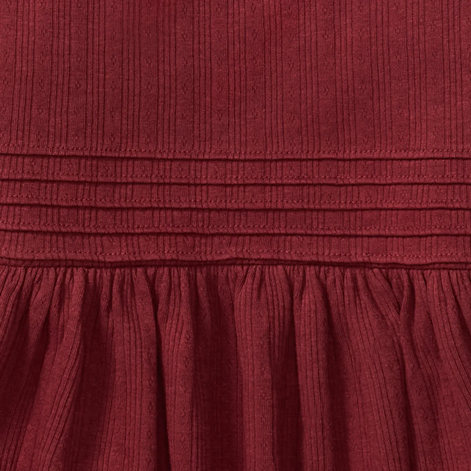 Ribbed Pointelle Dress