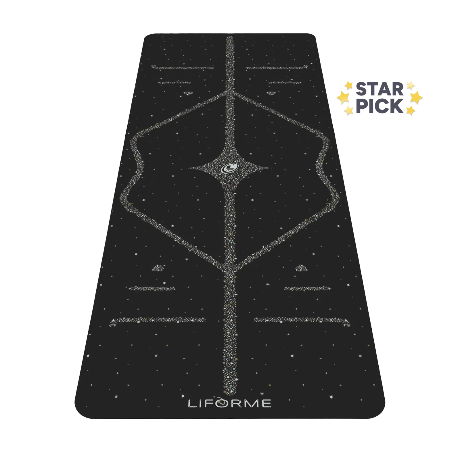 Liforme Magic Galaxy Yoga Mat – Gold & Silver
