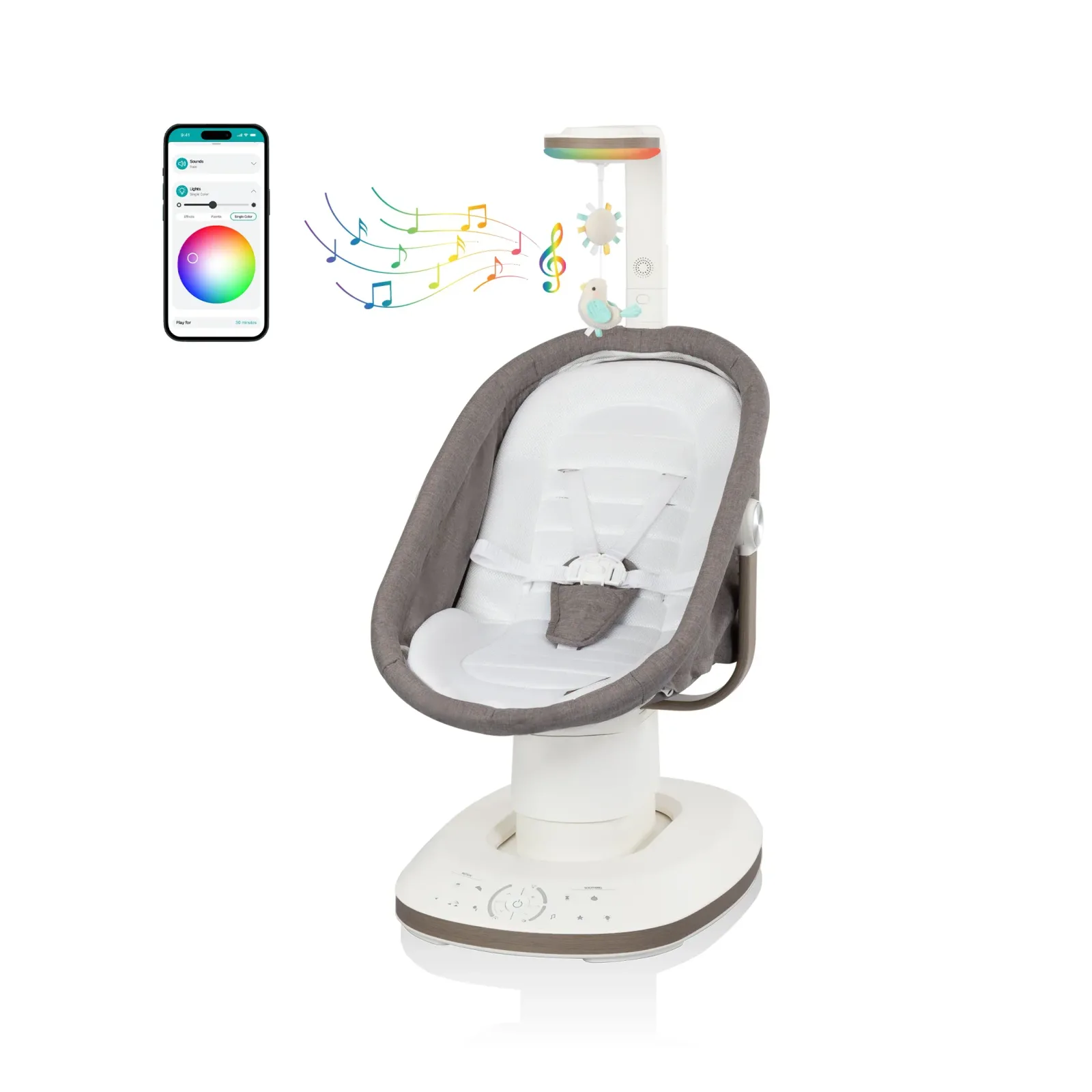 Elara 2-in-1 Smart Motion Swing & Soothing Nest