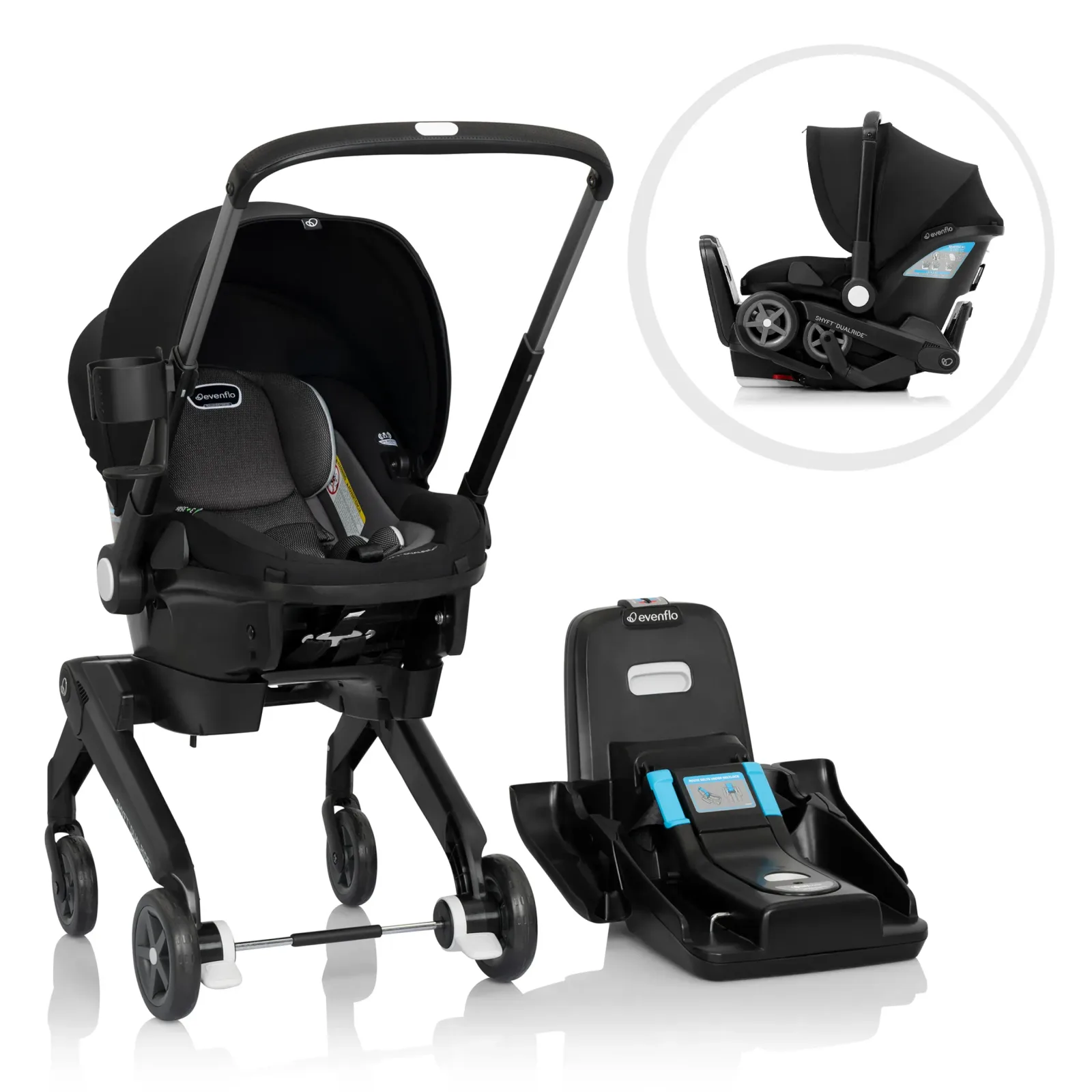 Shyft DualRide Infant Car Seat & Stroller Combo