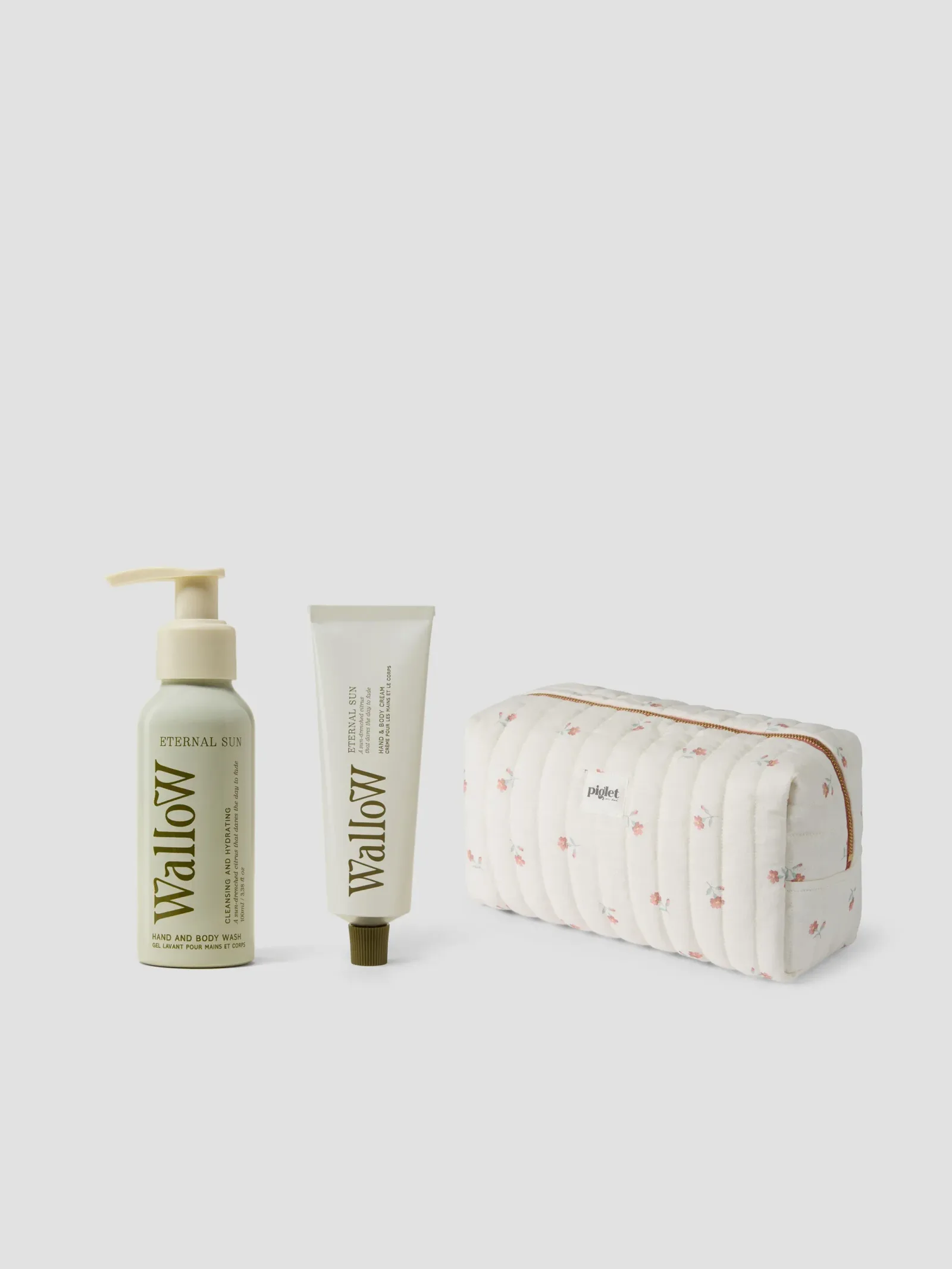 Pearl Posy Bud Wash Bag & Travel Size Hand Creams Bundle