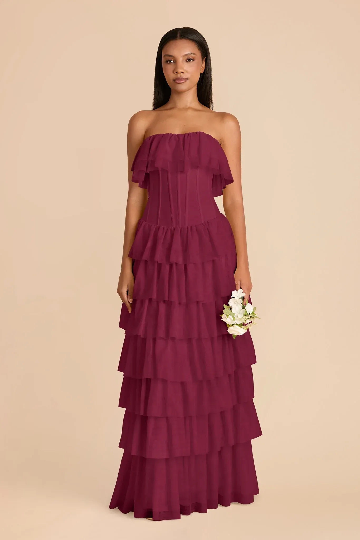 Avalon Tulle Dress – Berry