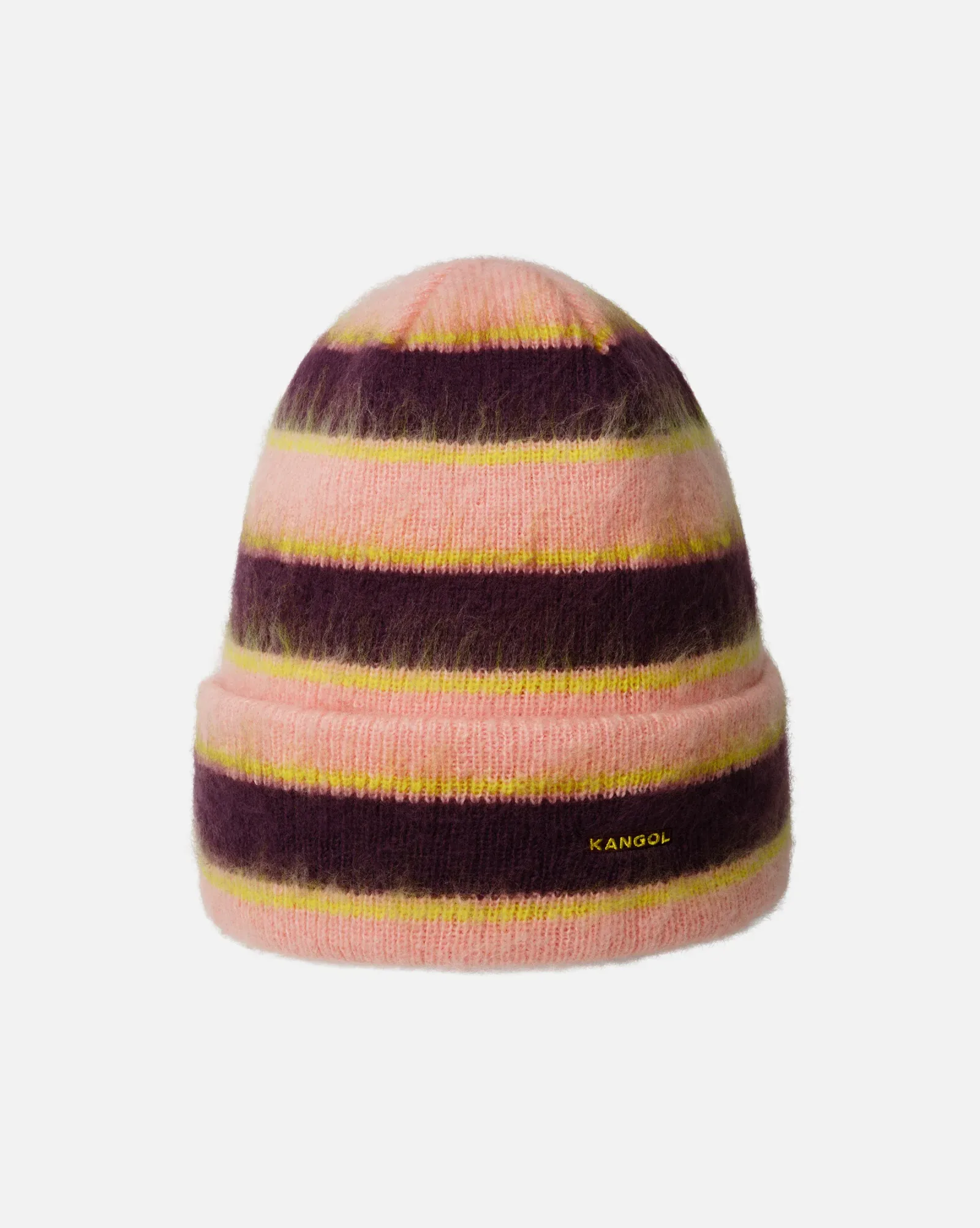 Fuzzy Stripe Beanie