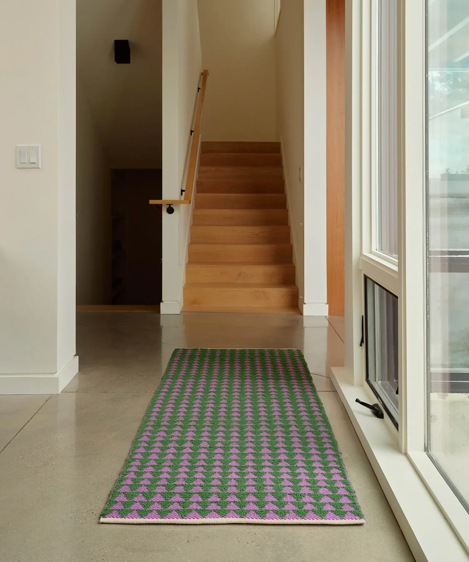 Peak Rug – Navy/Cream