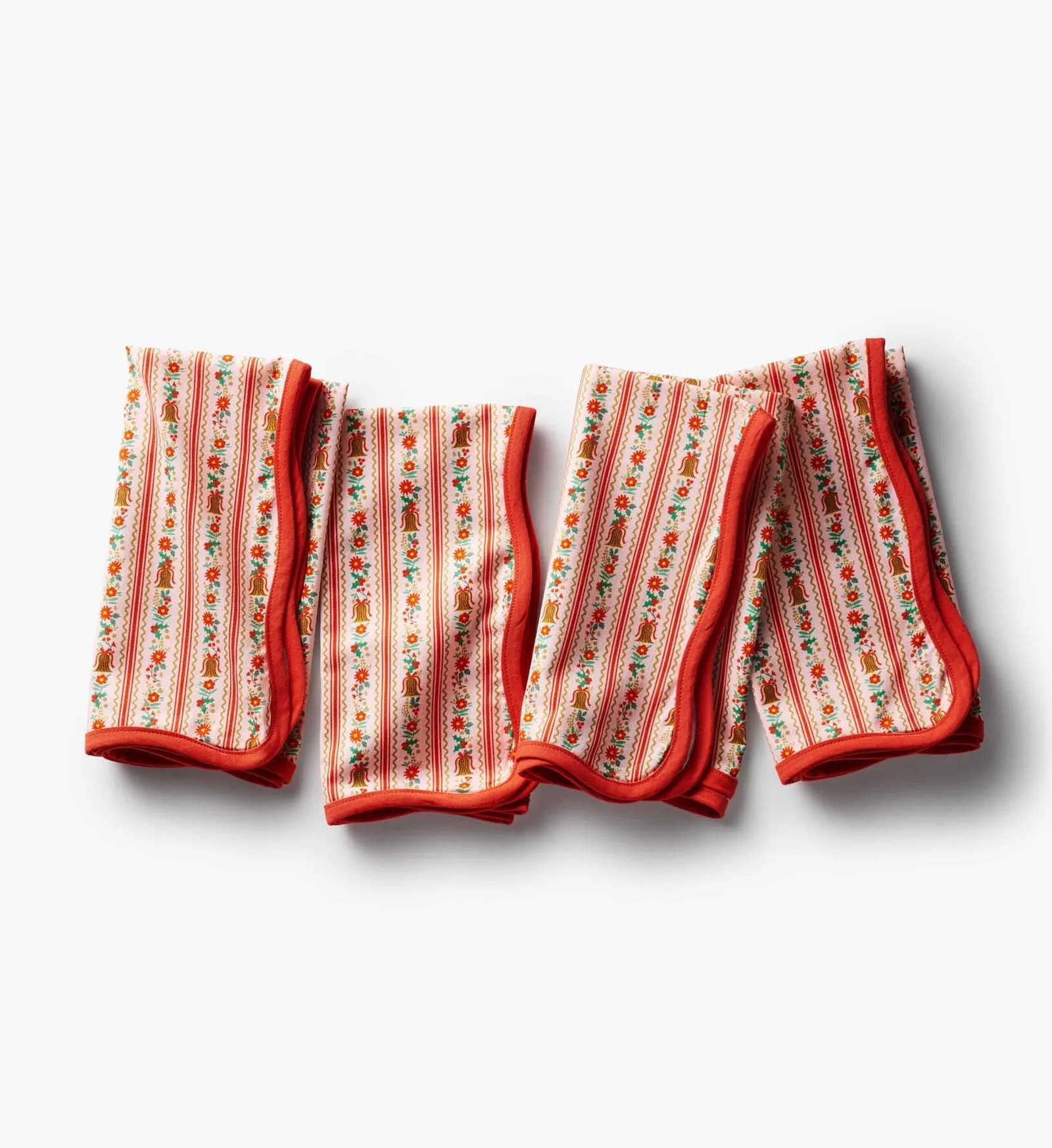 Cotton Napkin Set – Holly Jolly