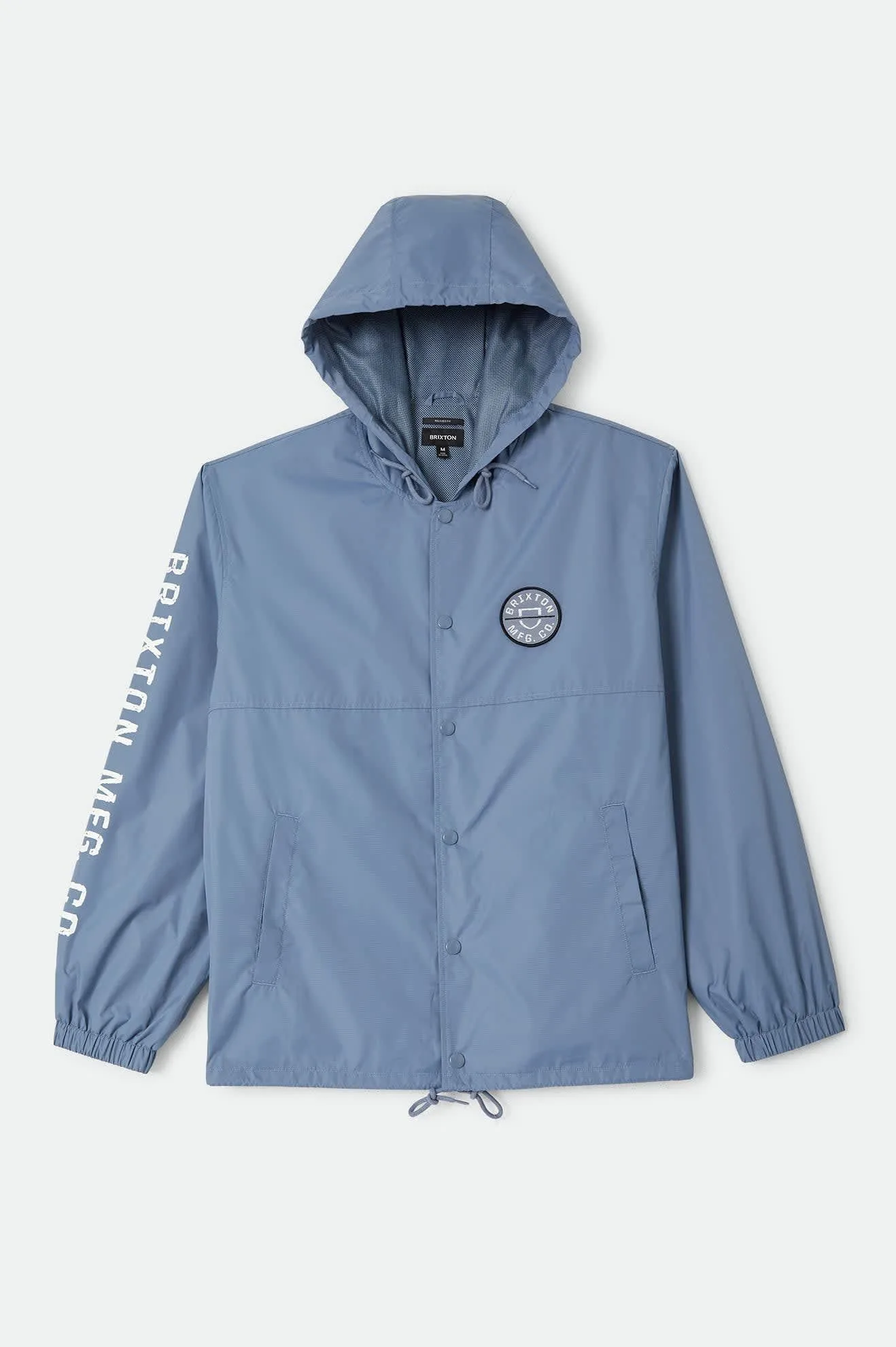 Hooded Claxton Lightweight Jacket – Slate Blue