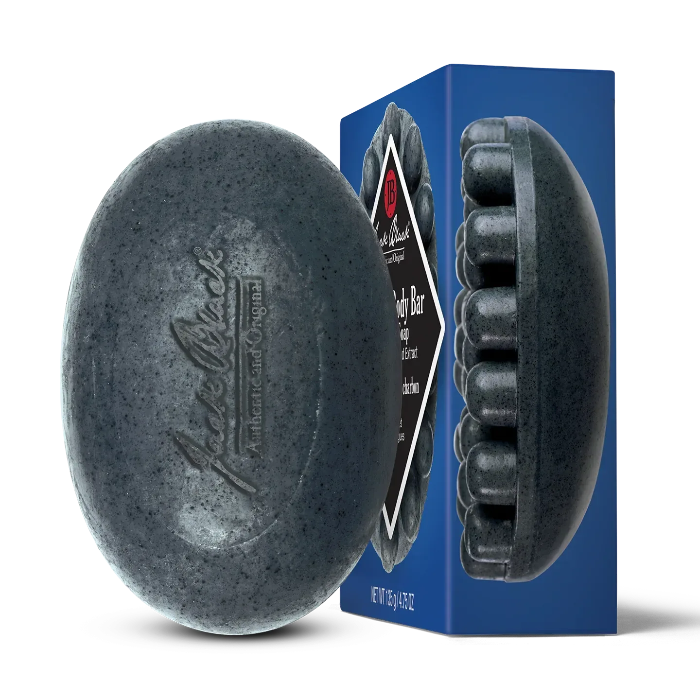 Charcoal Body Bar Massaging Soap