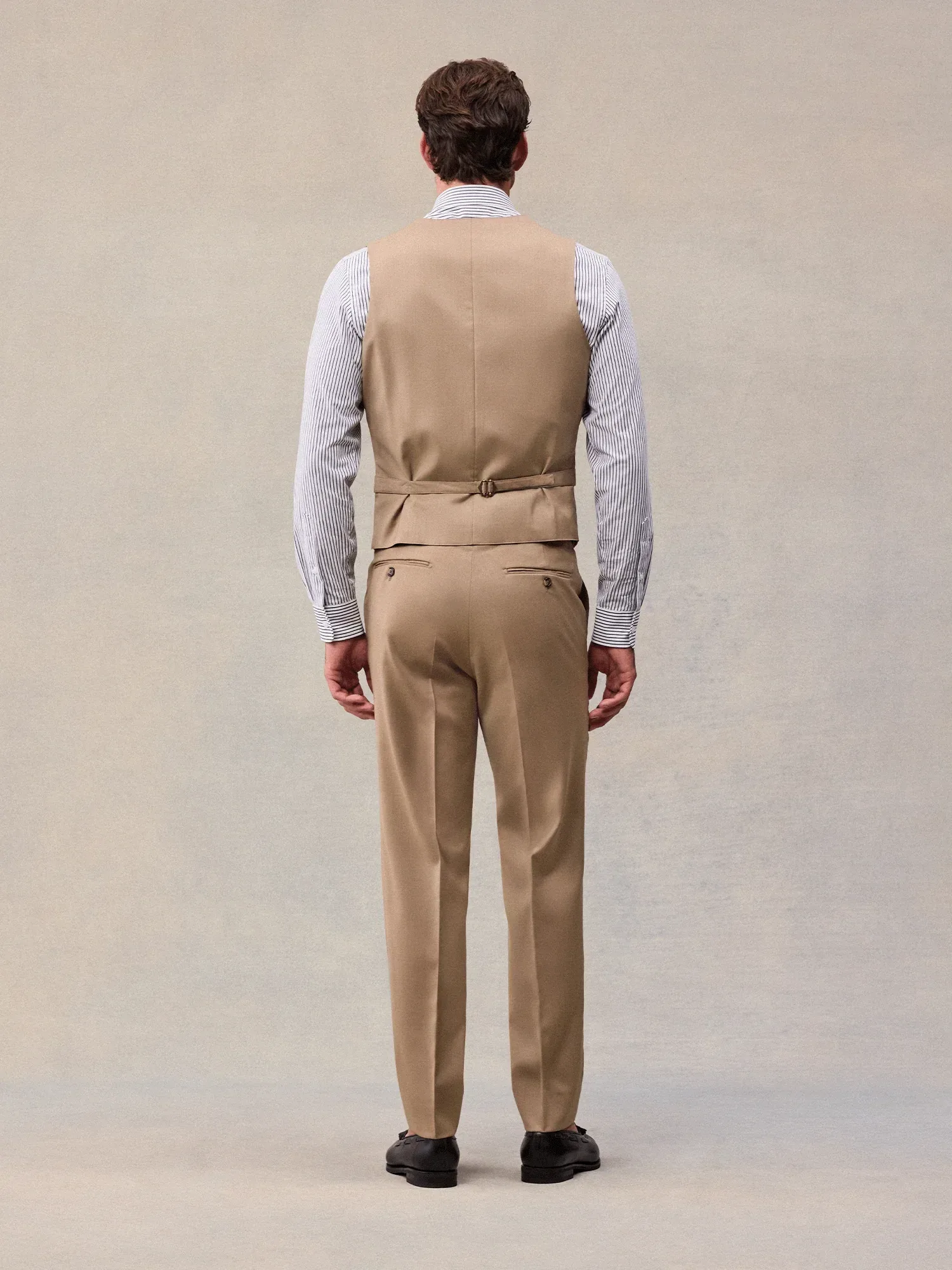 Camel Brown Suit Vest