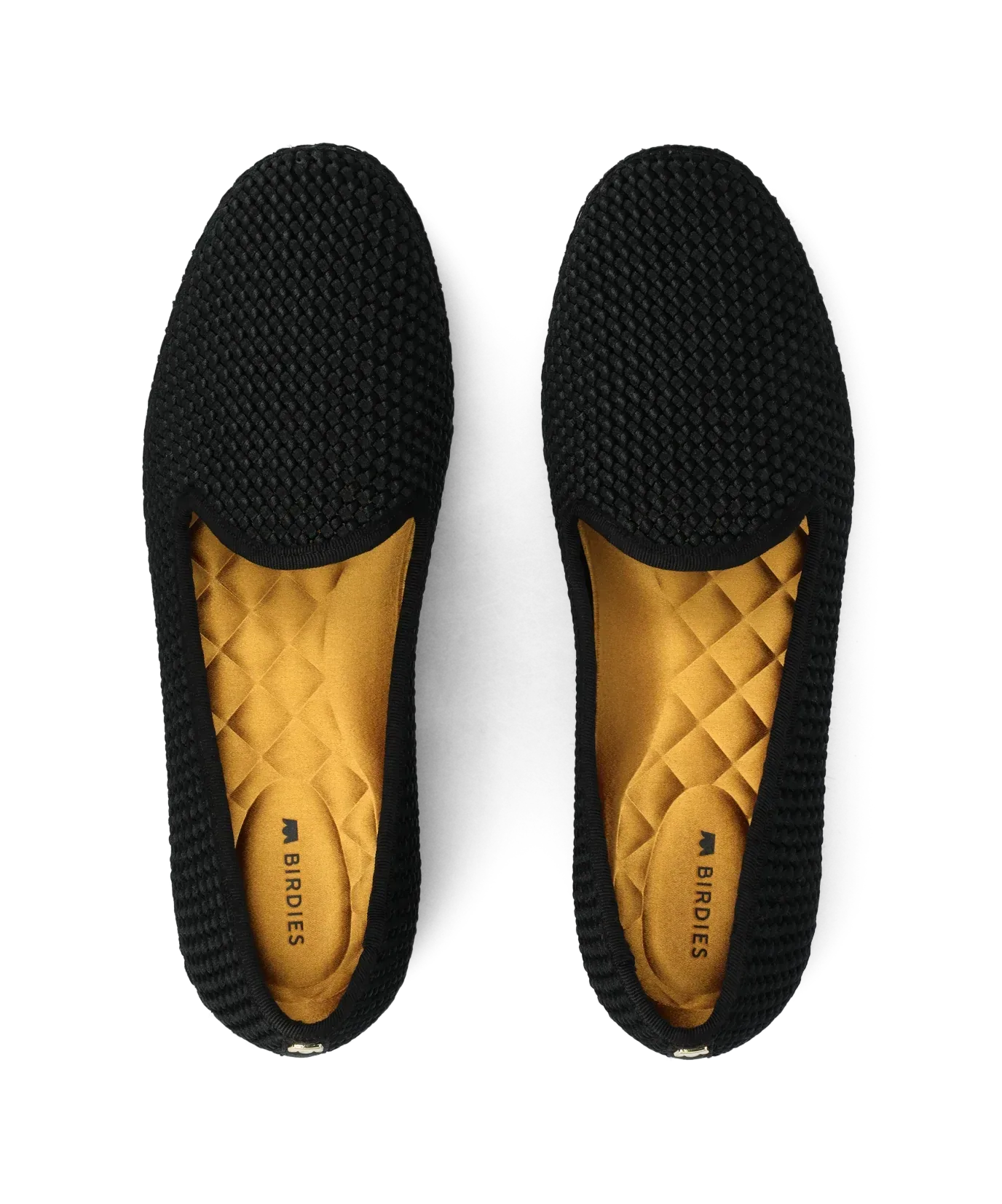 The Heron – Black Woven Satin