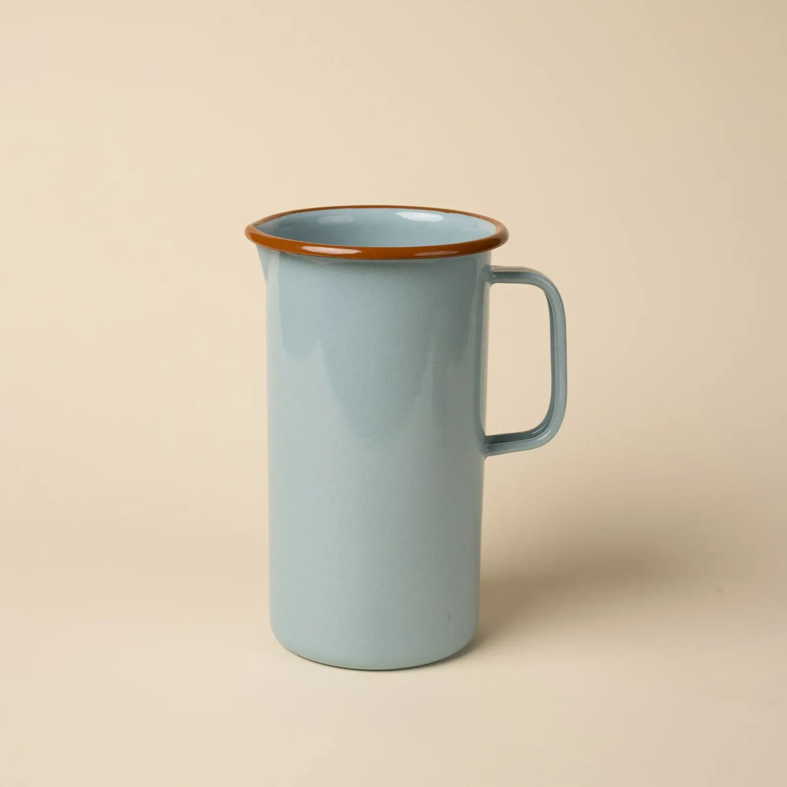 Solid Enamel Pitcher