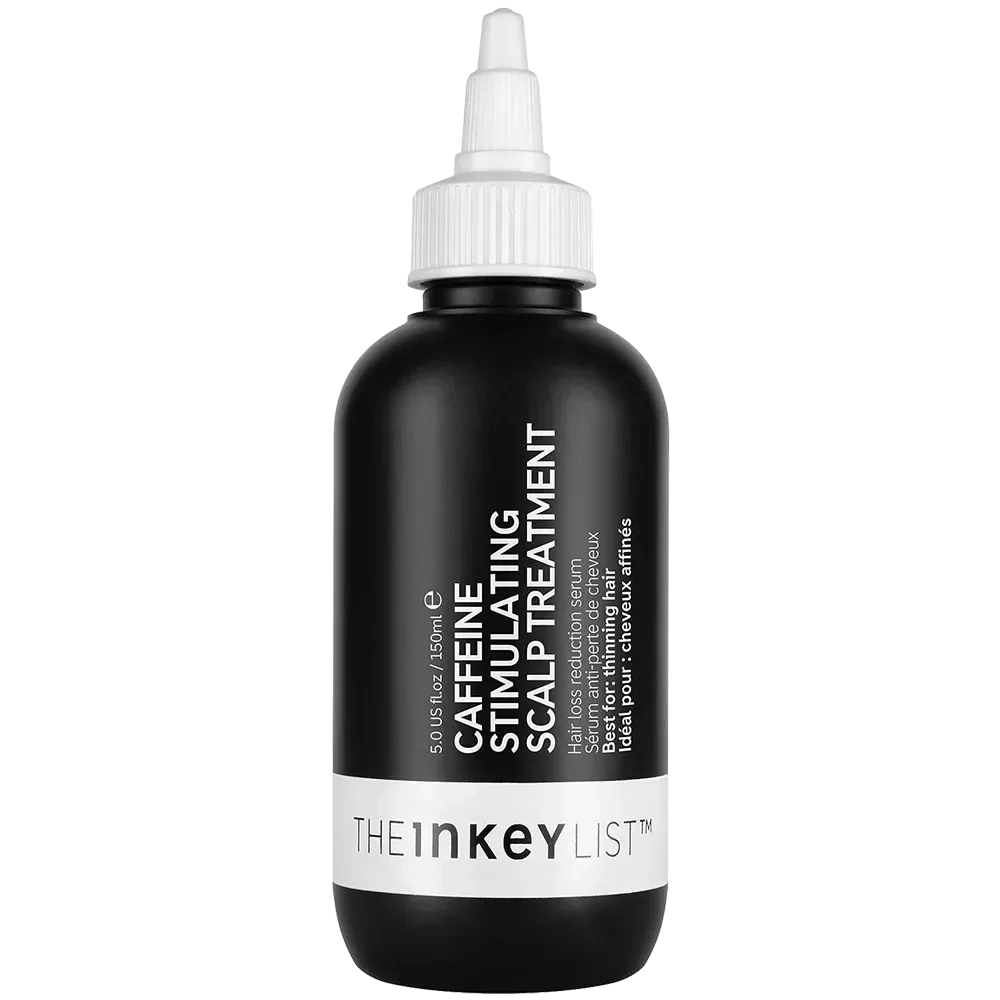 Caffeine stimulating scalp treatment