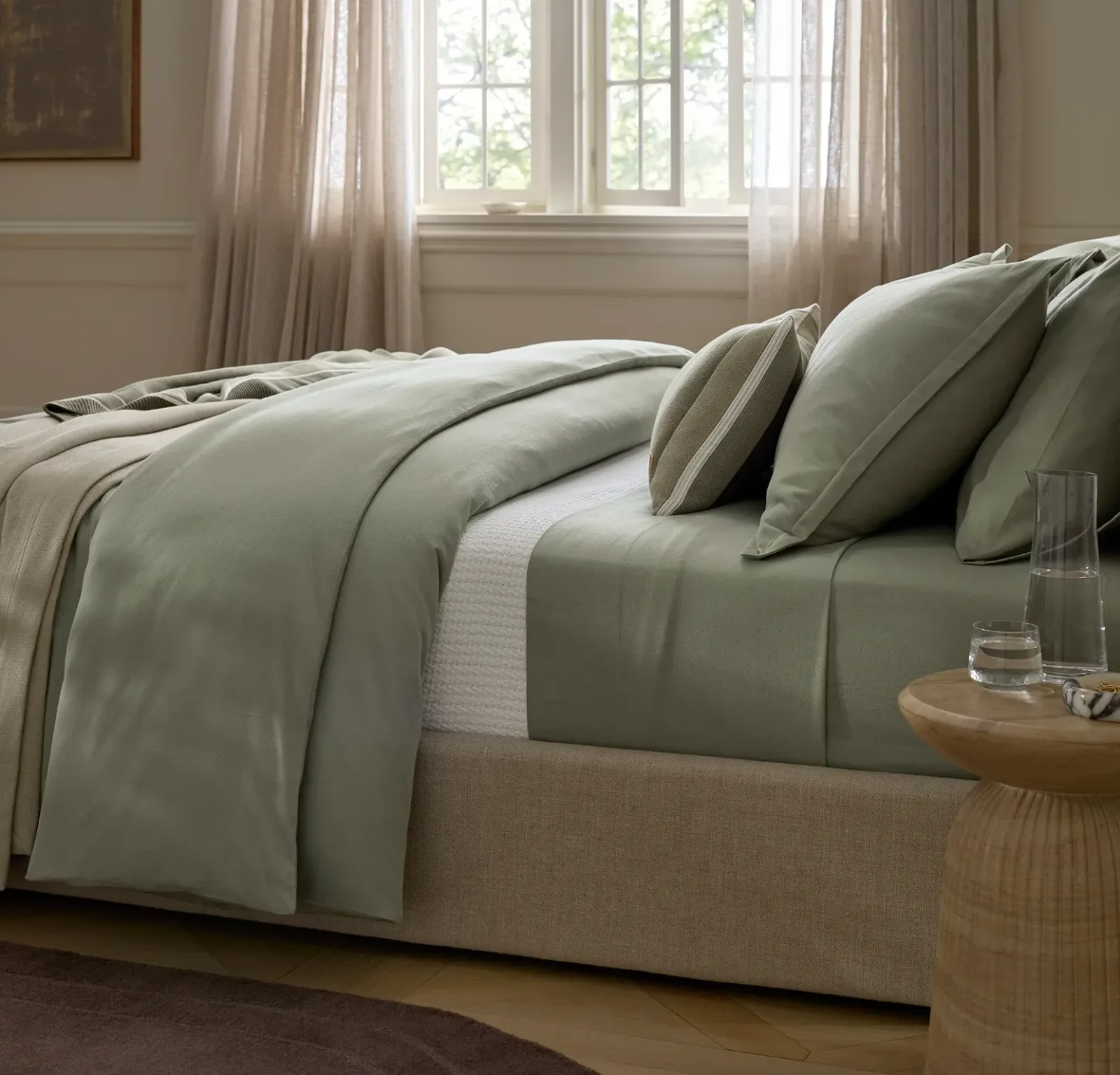 Flannel Duvet Set – Sageleaf