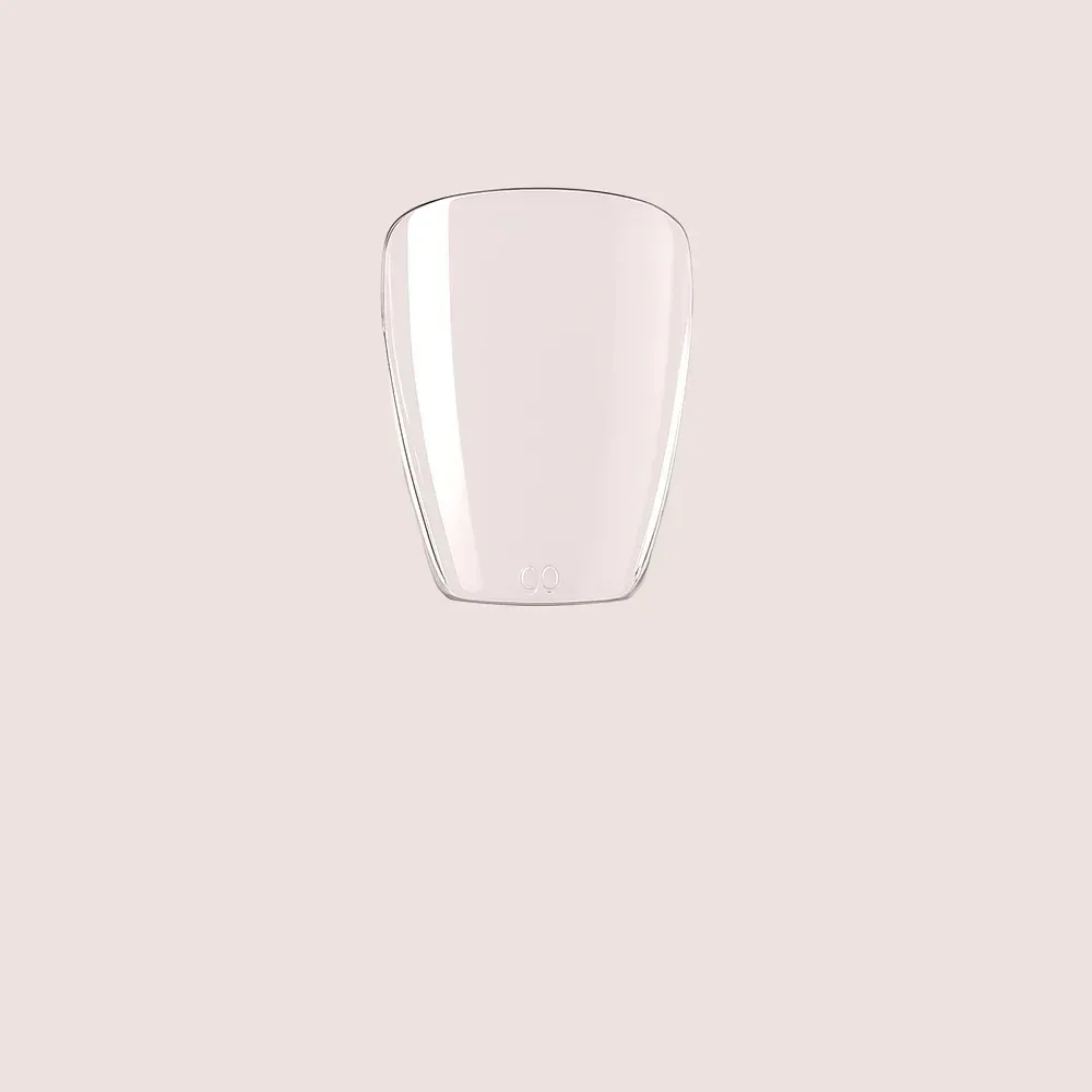 Size 0 Full Cover Coffin Long Tips, 50 count